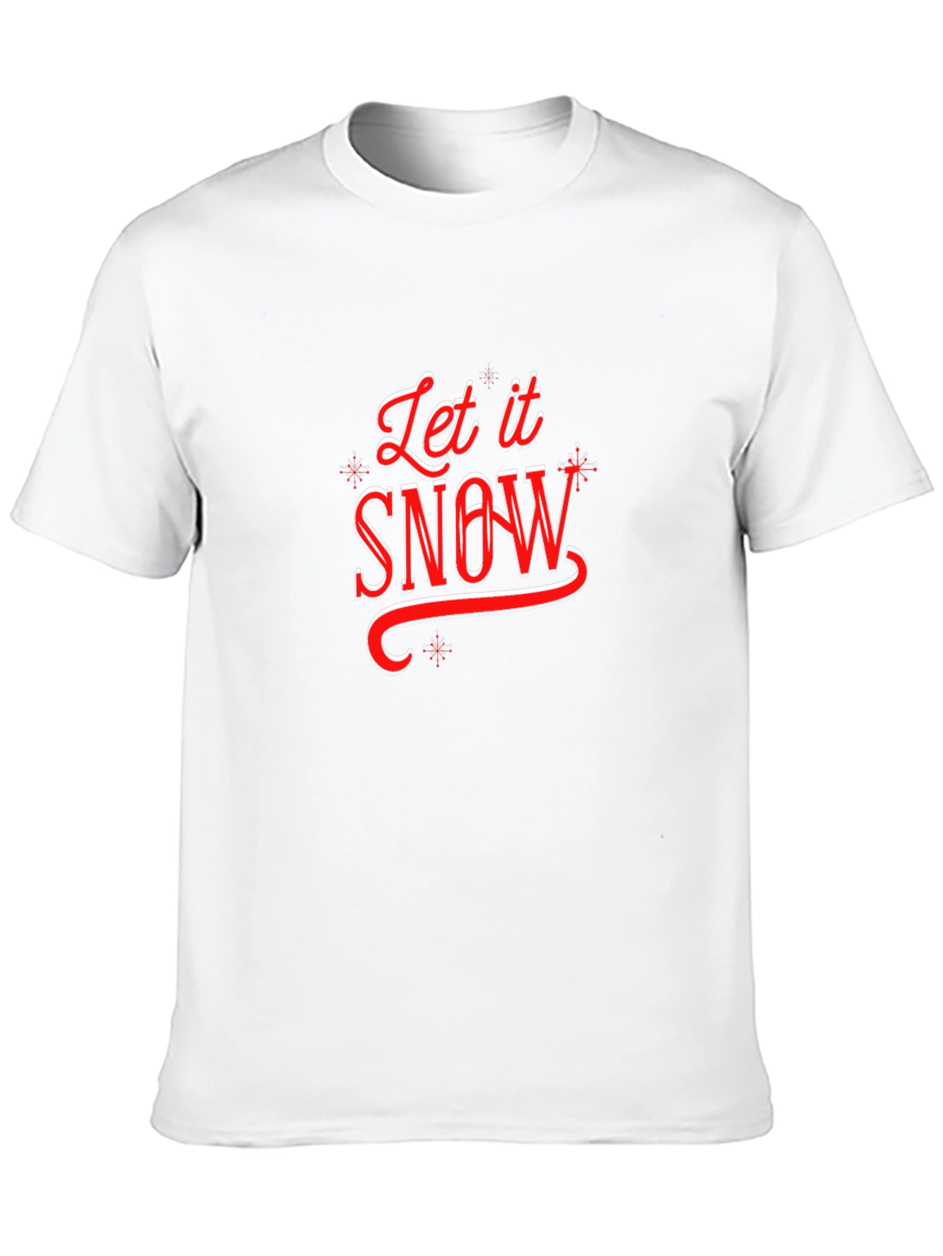 Let it Snow Holiday T-Shirt - Festive Christmas Tee