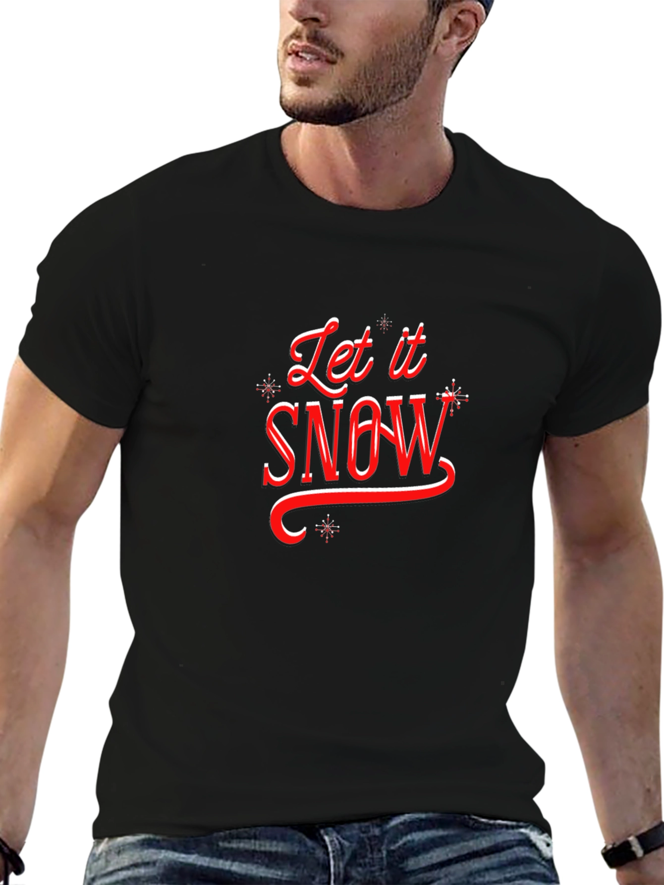 Let it Snow Holiday T-Shirt - Festive Christmas Tee