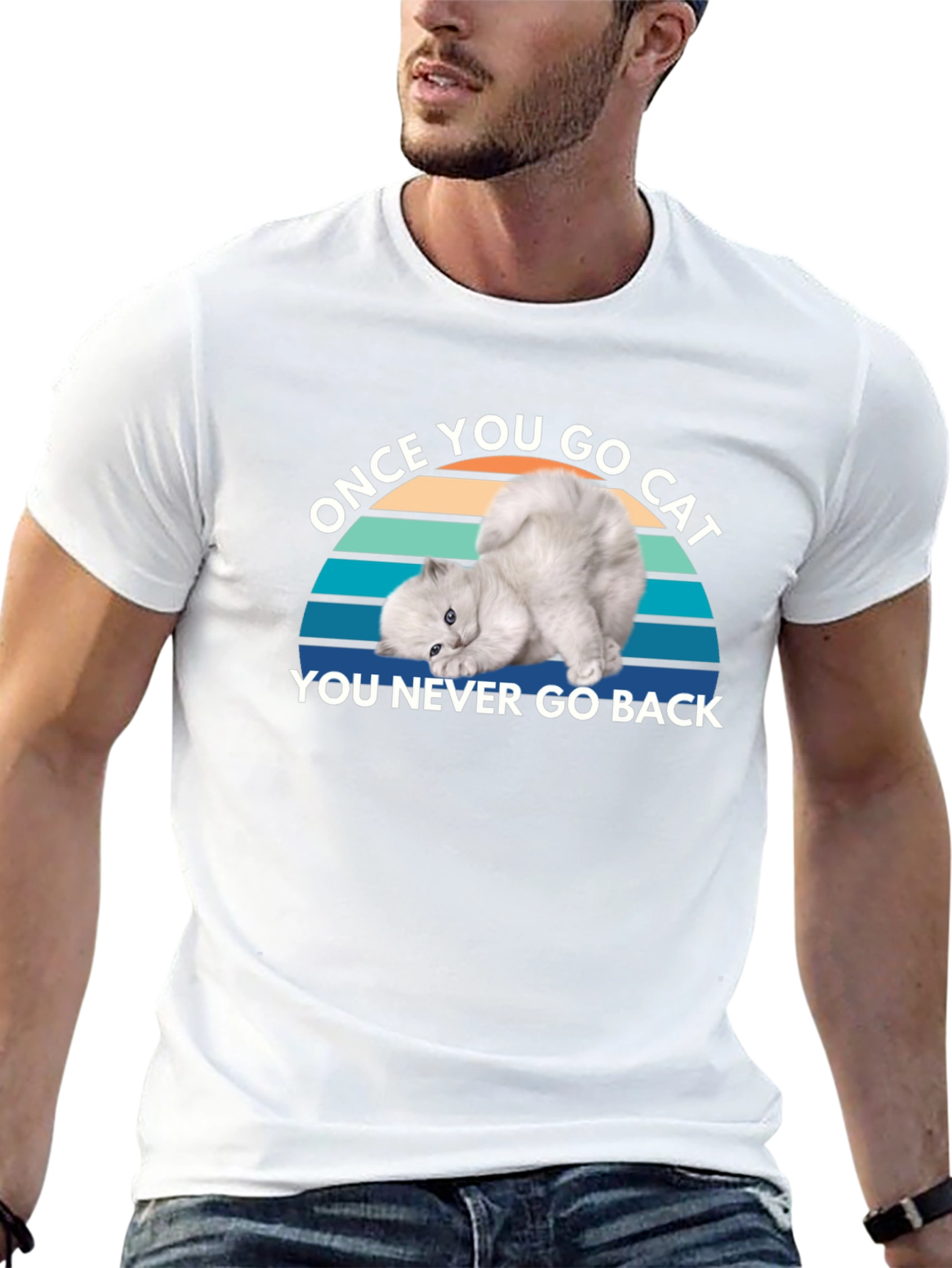 Once You Go Cat Black T-Shirt