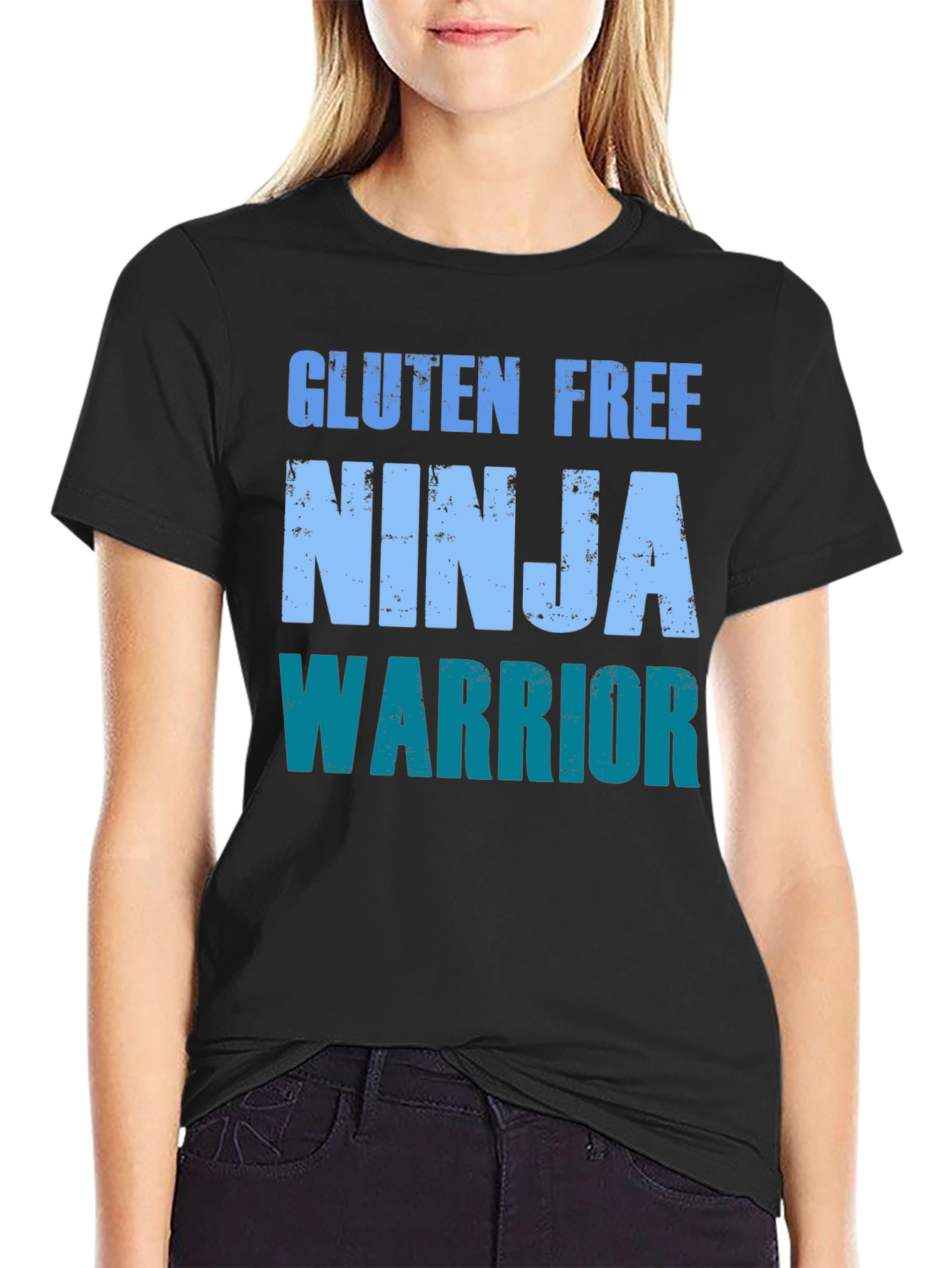 Gluten Free Ninja Warrior Novelty T-Shirt