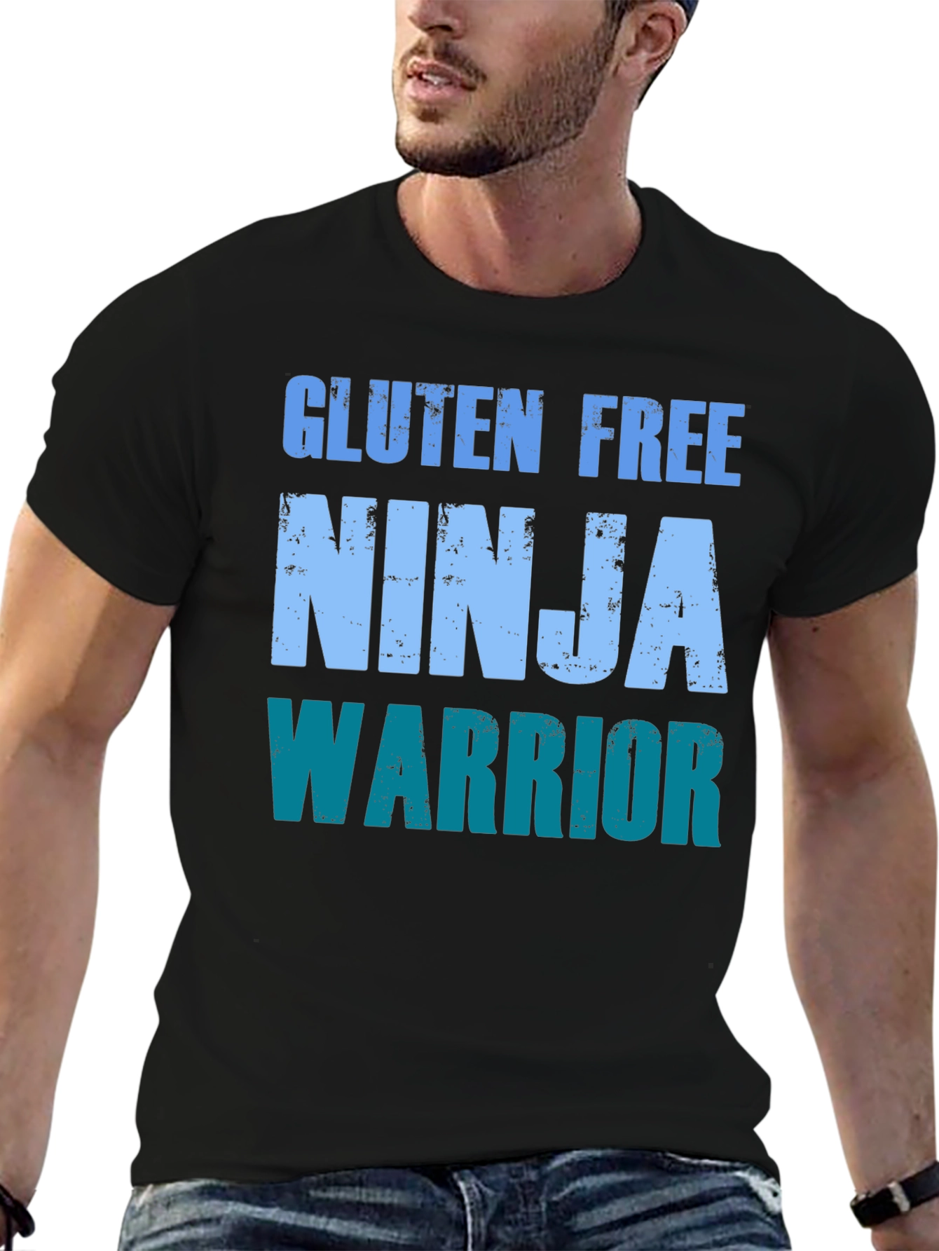 Gluten Free Ninja Warrior Novelty T-Shirt
