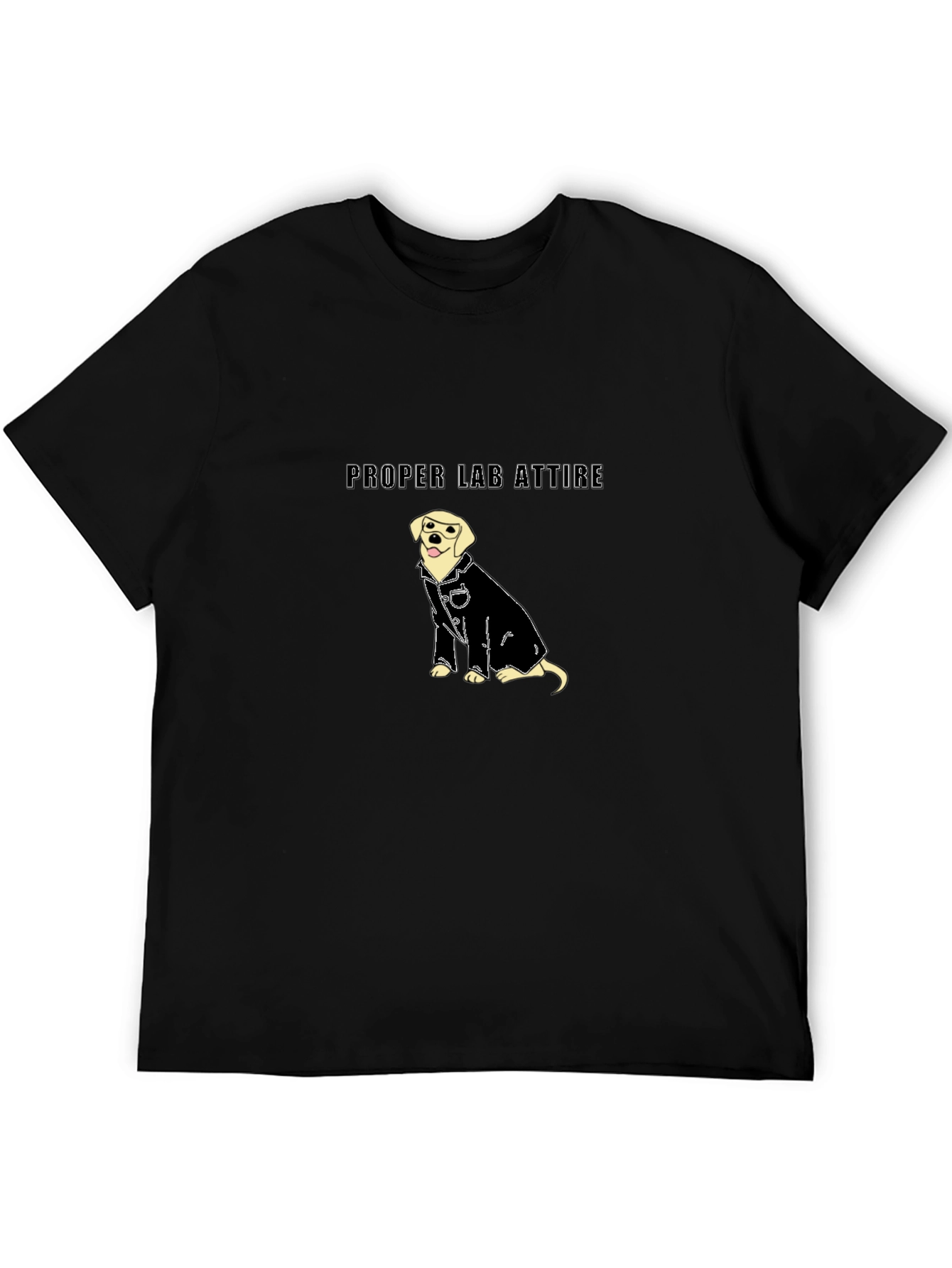 Proper Lab Attire T-Shirt - Dog in Lab Coat