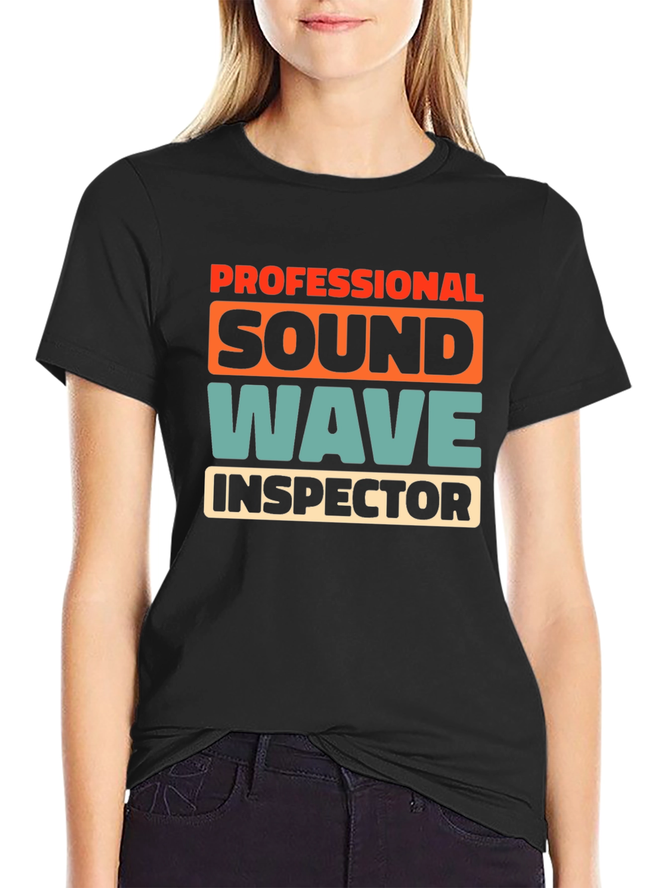 Professional Sound Wave Inspector Graphic T-Shirt