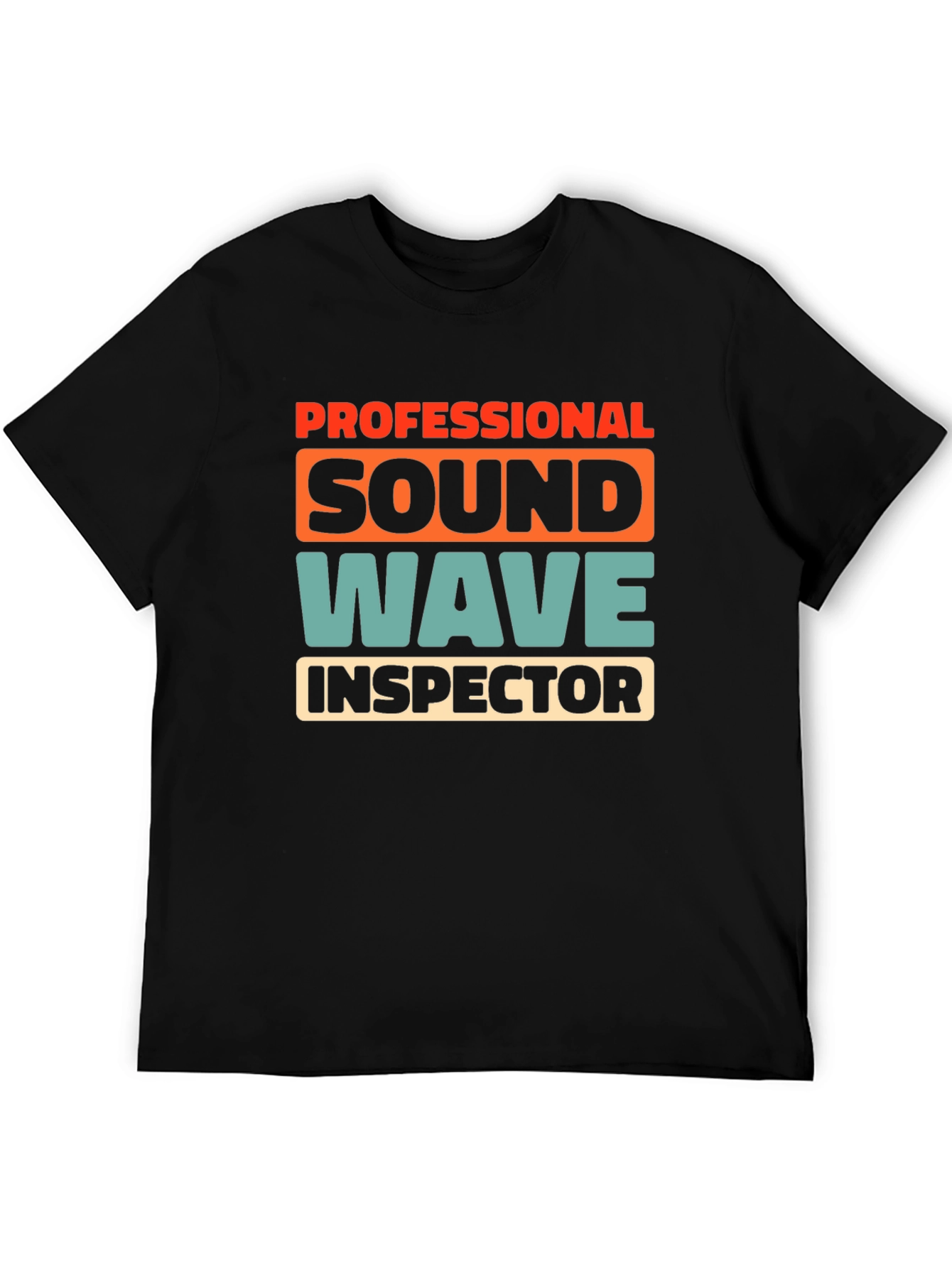 Professional Sound Wave Inspector Graphic T-Shirt
