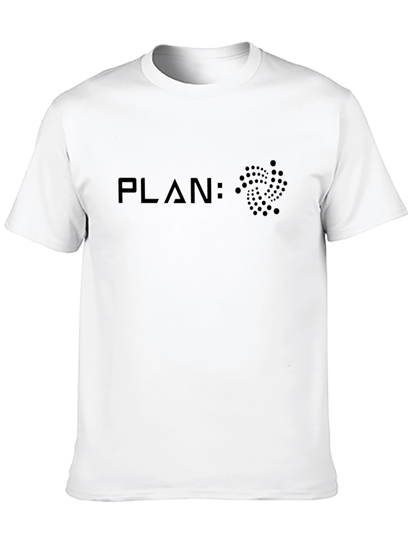 Plan: IOTA Black T-Shirt - Modern Crypto Design