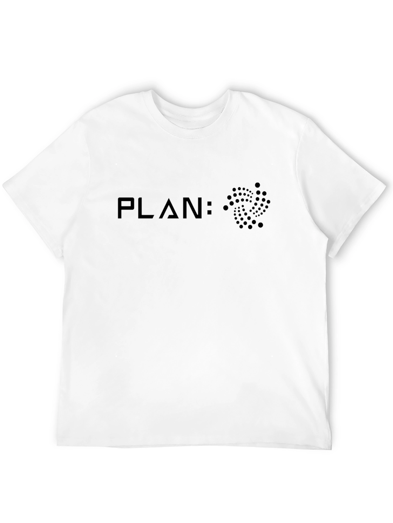 Plan: IOTA Black T-Shirt - Modern Crypto Design