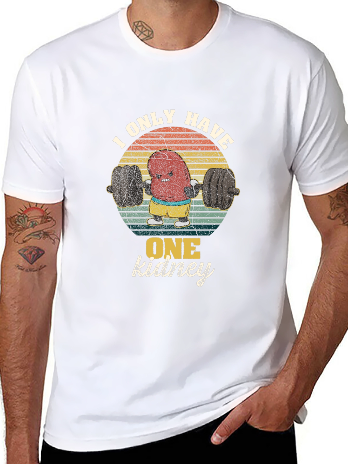 One Kidney Gym Funny T-Shirt