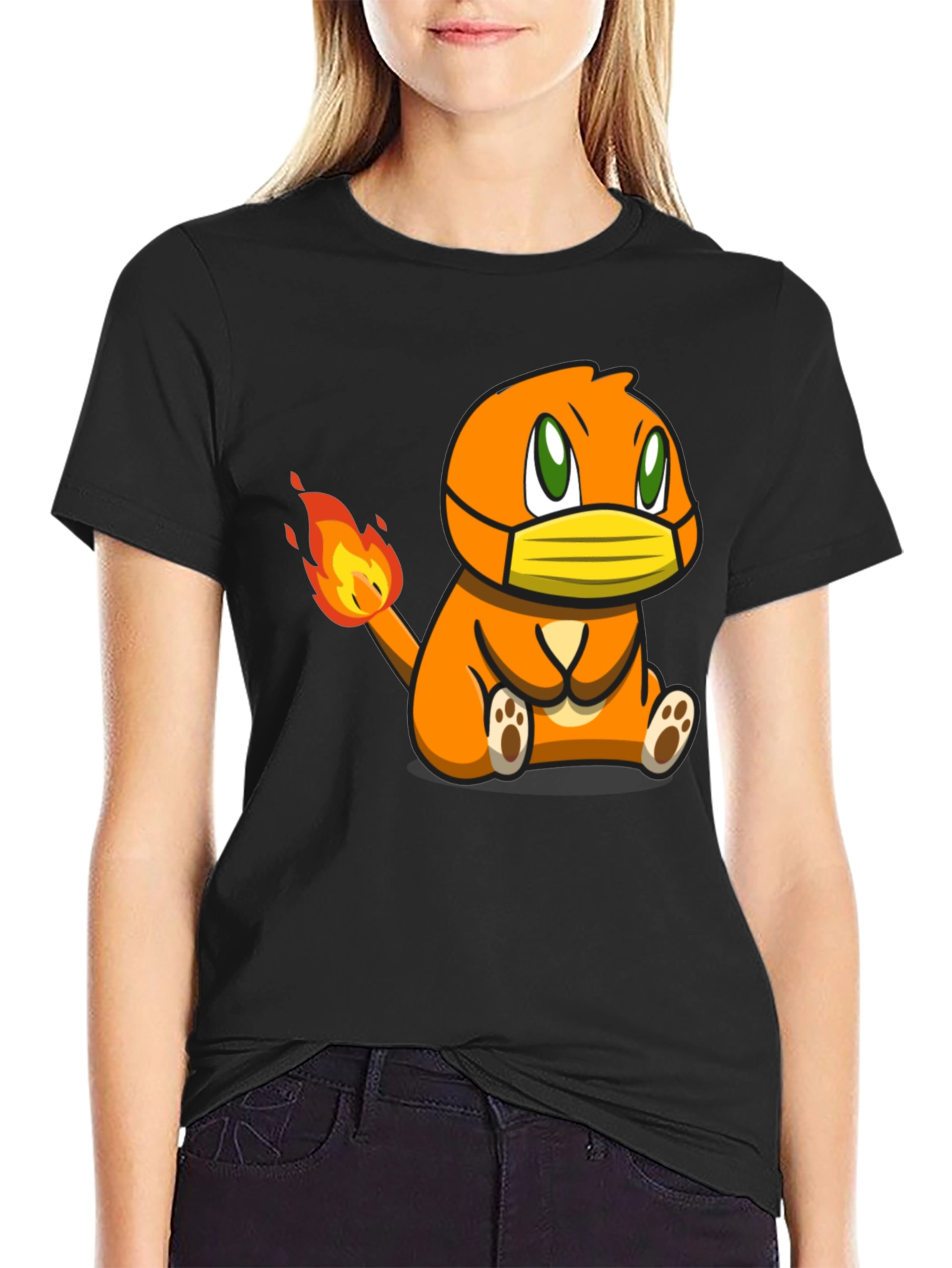 Charmander Mask Graphic Tee - Unisex
