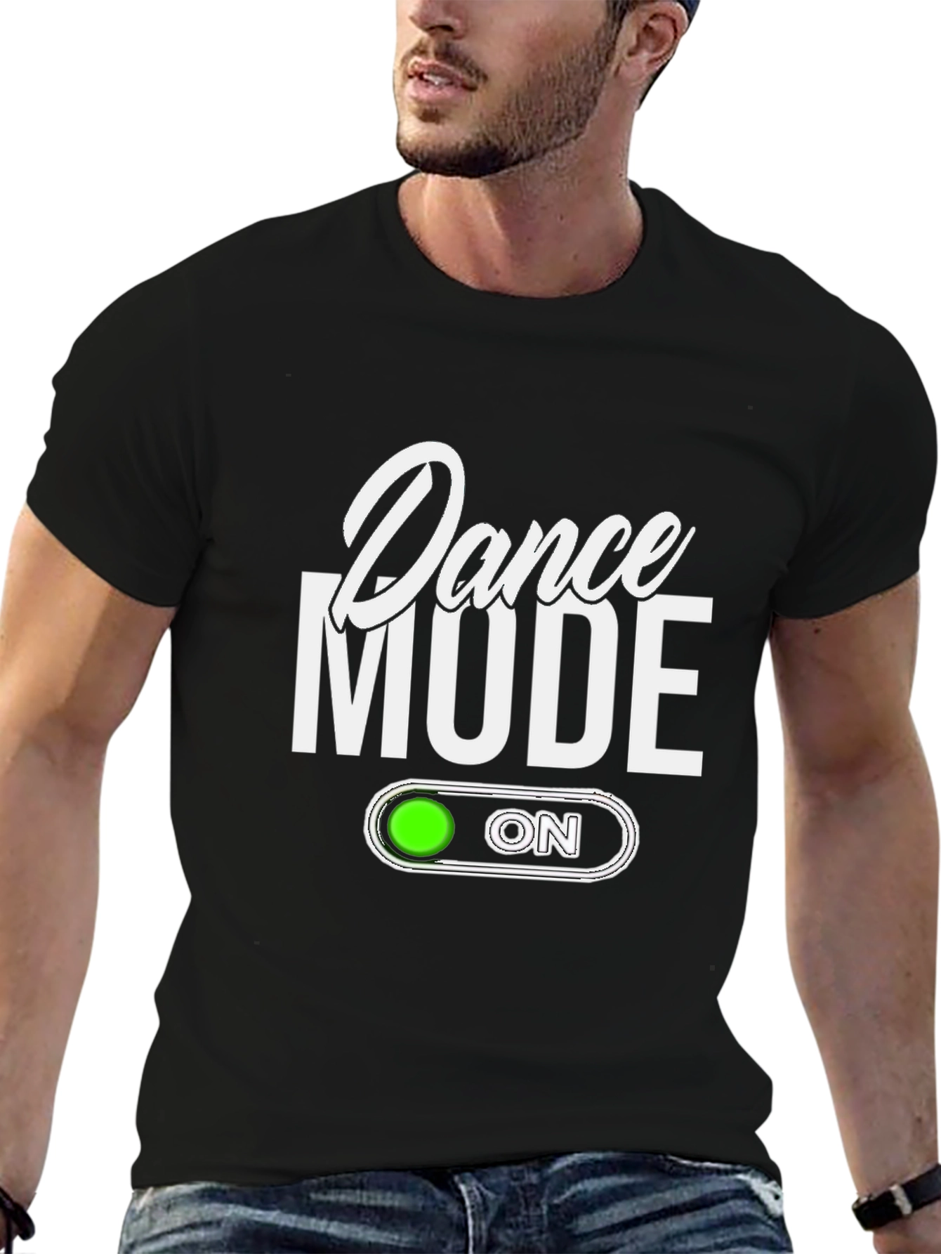 Dance Mode On Black T-Shirt