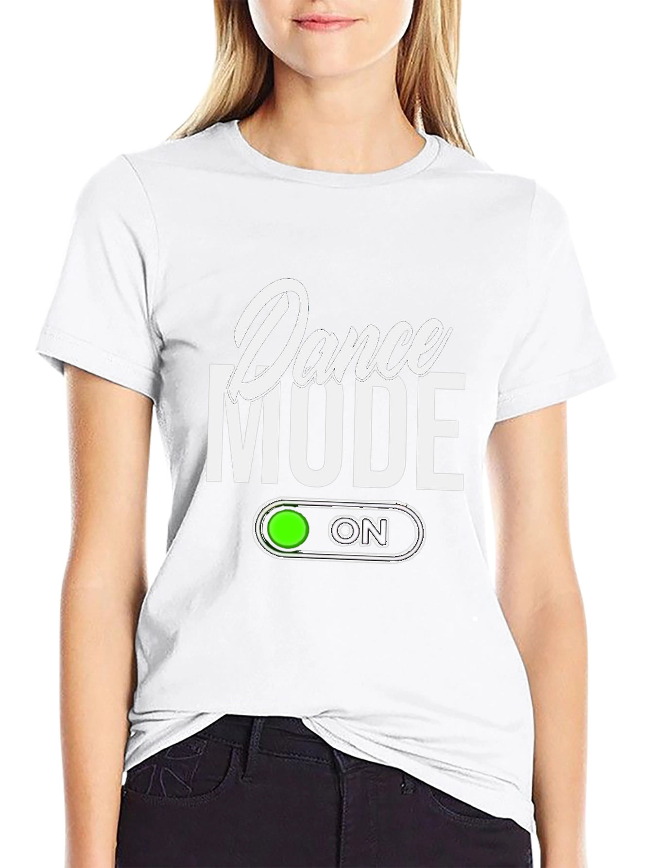 Dance Mode On Black T-Shirt