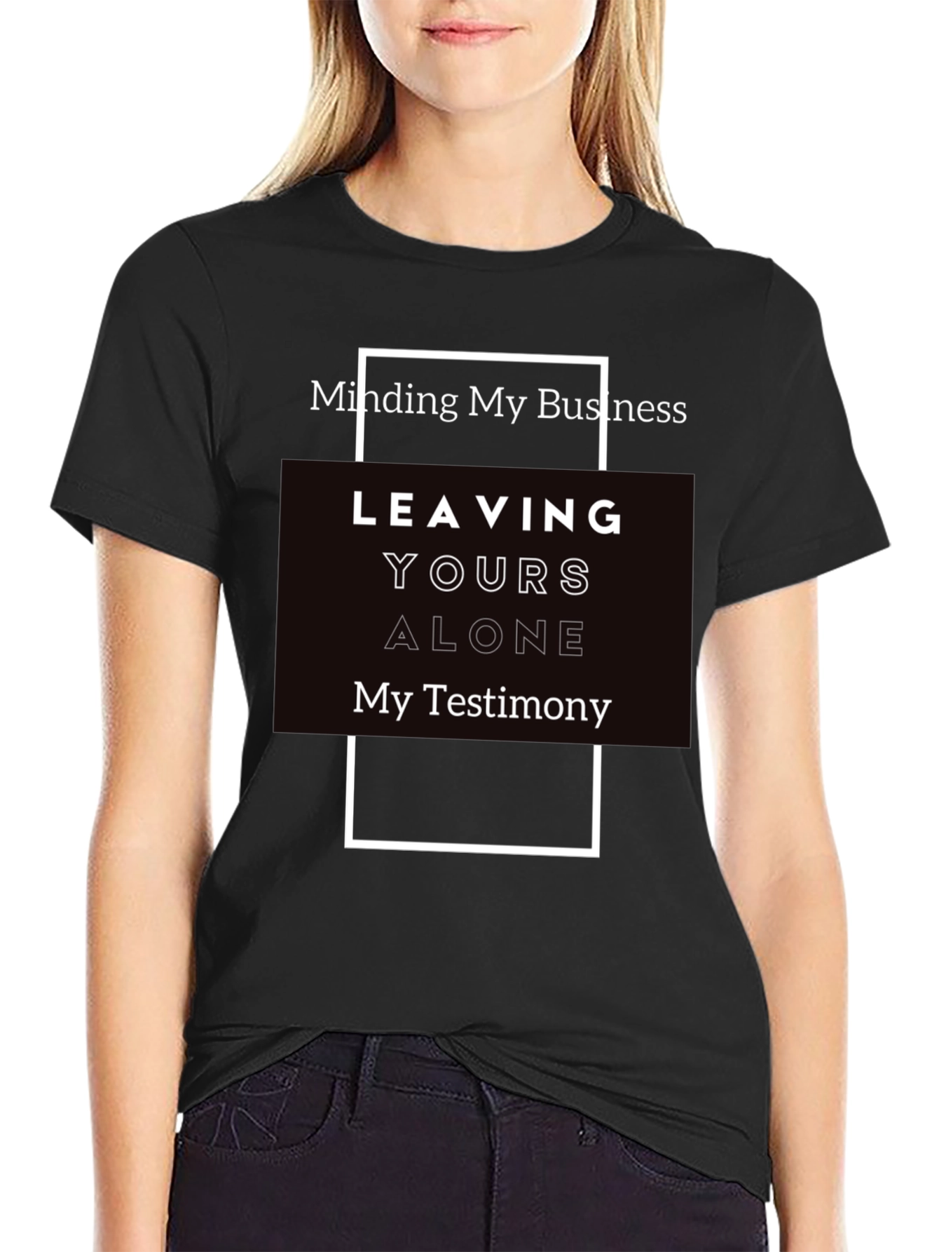 Minding My Business Graphic Tee