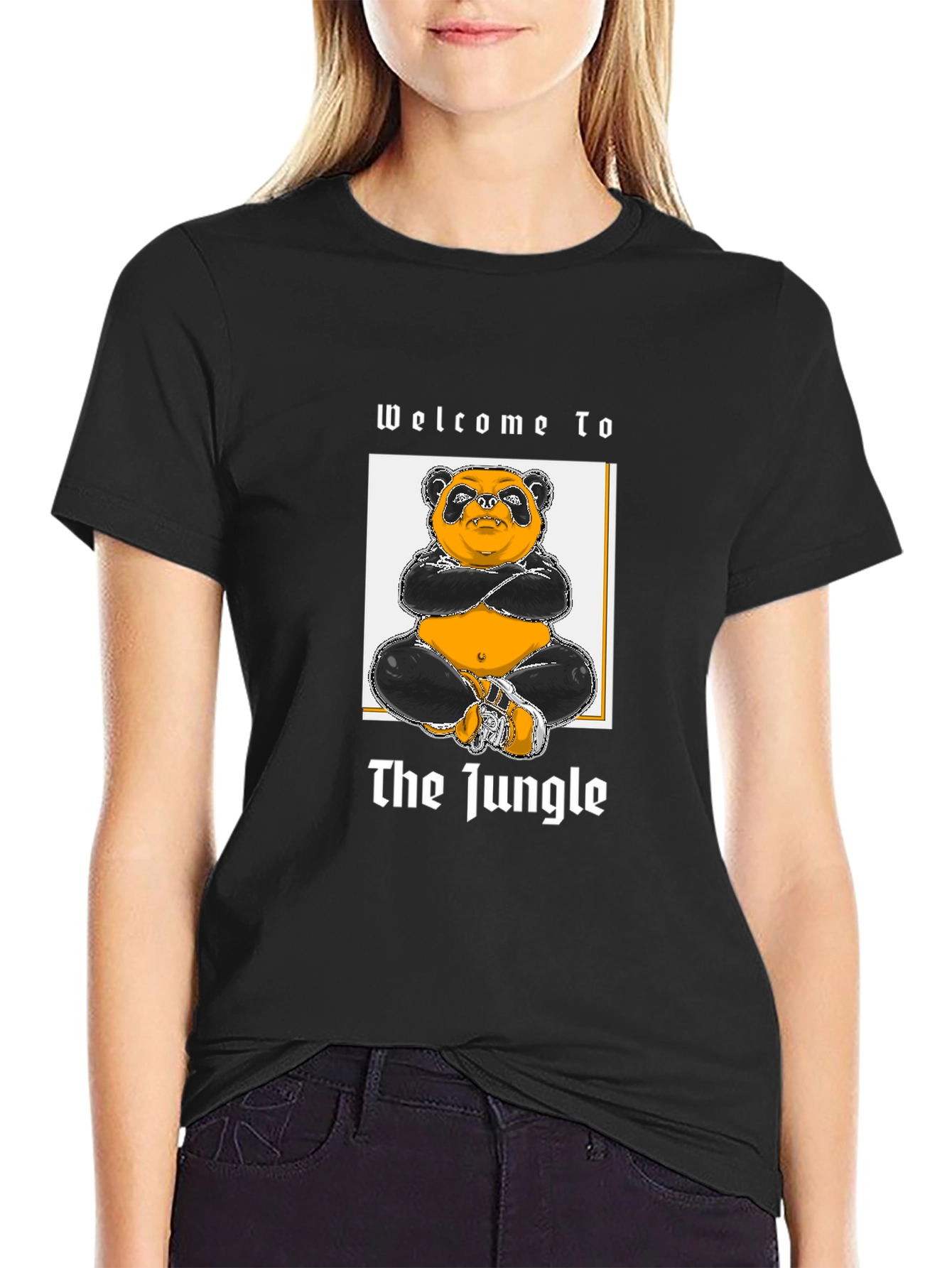 Welcome To The Jungle Panda Graphic Tee