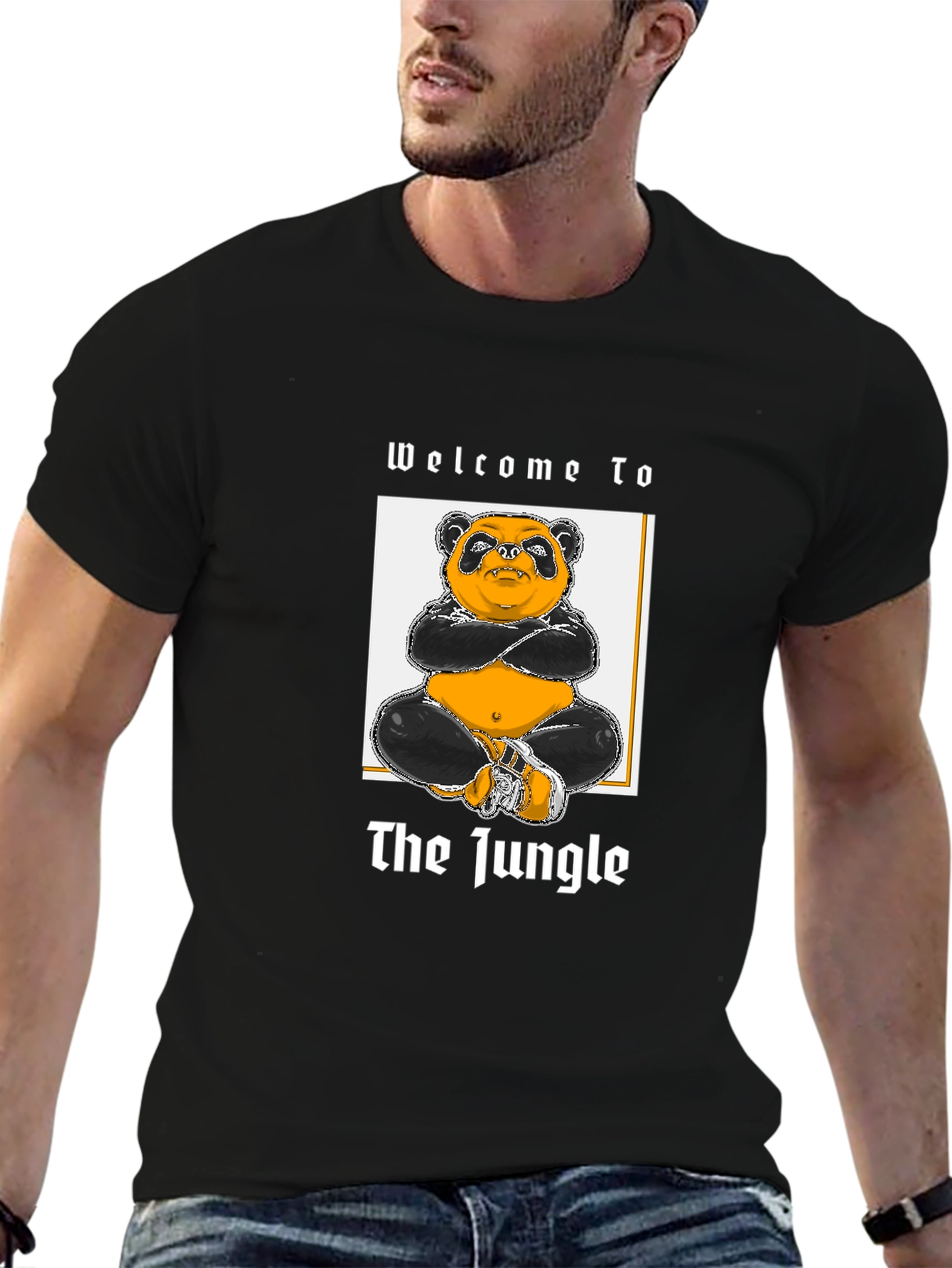 Welcome To The Jungle Panda Graphic Tee