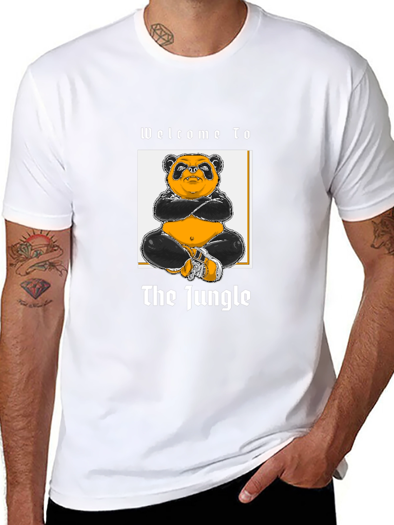 Welcome To The Jungle Panda Graphic Tee