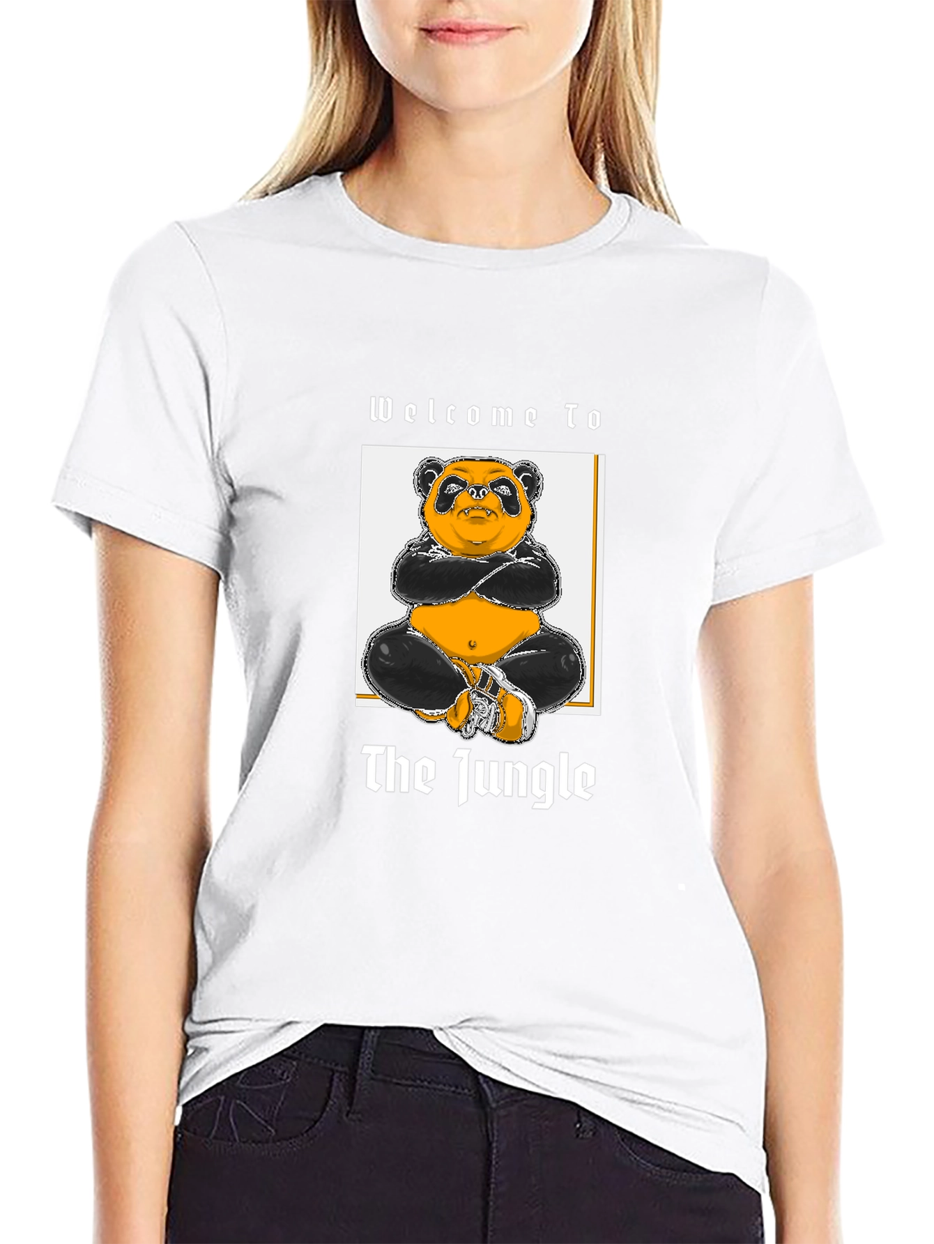 Welcome To The Jungle Panda Graphic Tee