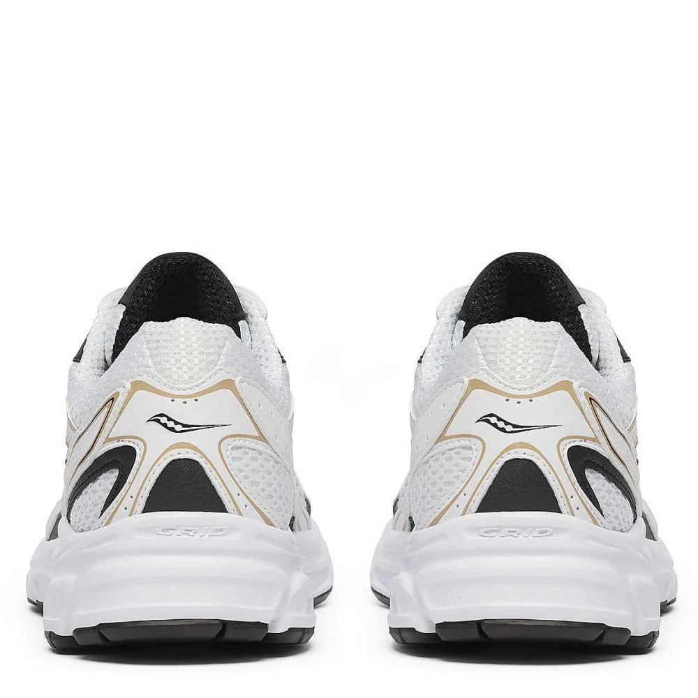 Saucony Women's Ride Millennium in White/Gold/Black