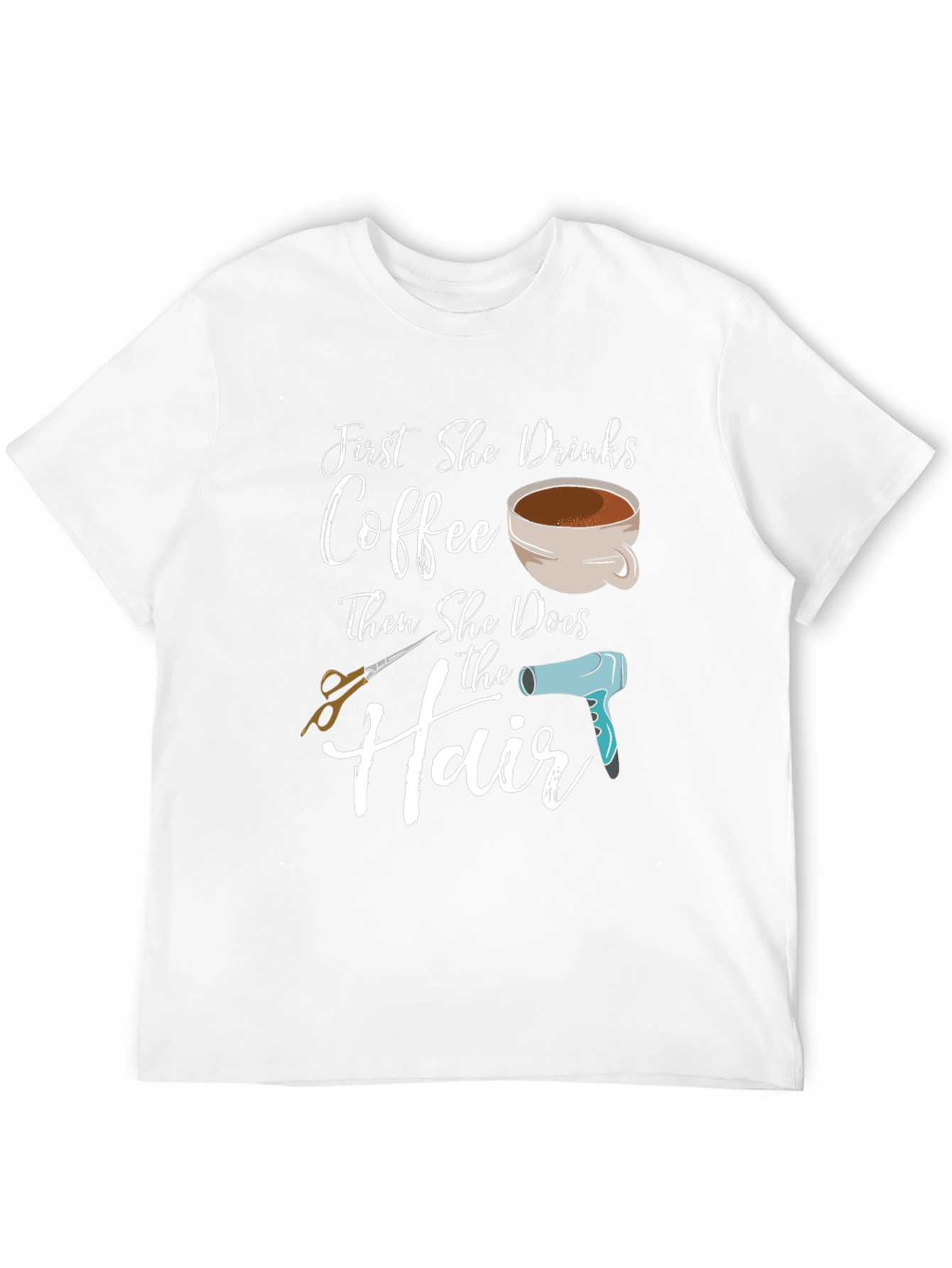Coffee & Hair T-Shirt - Stylist Gift