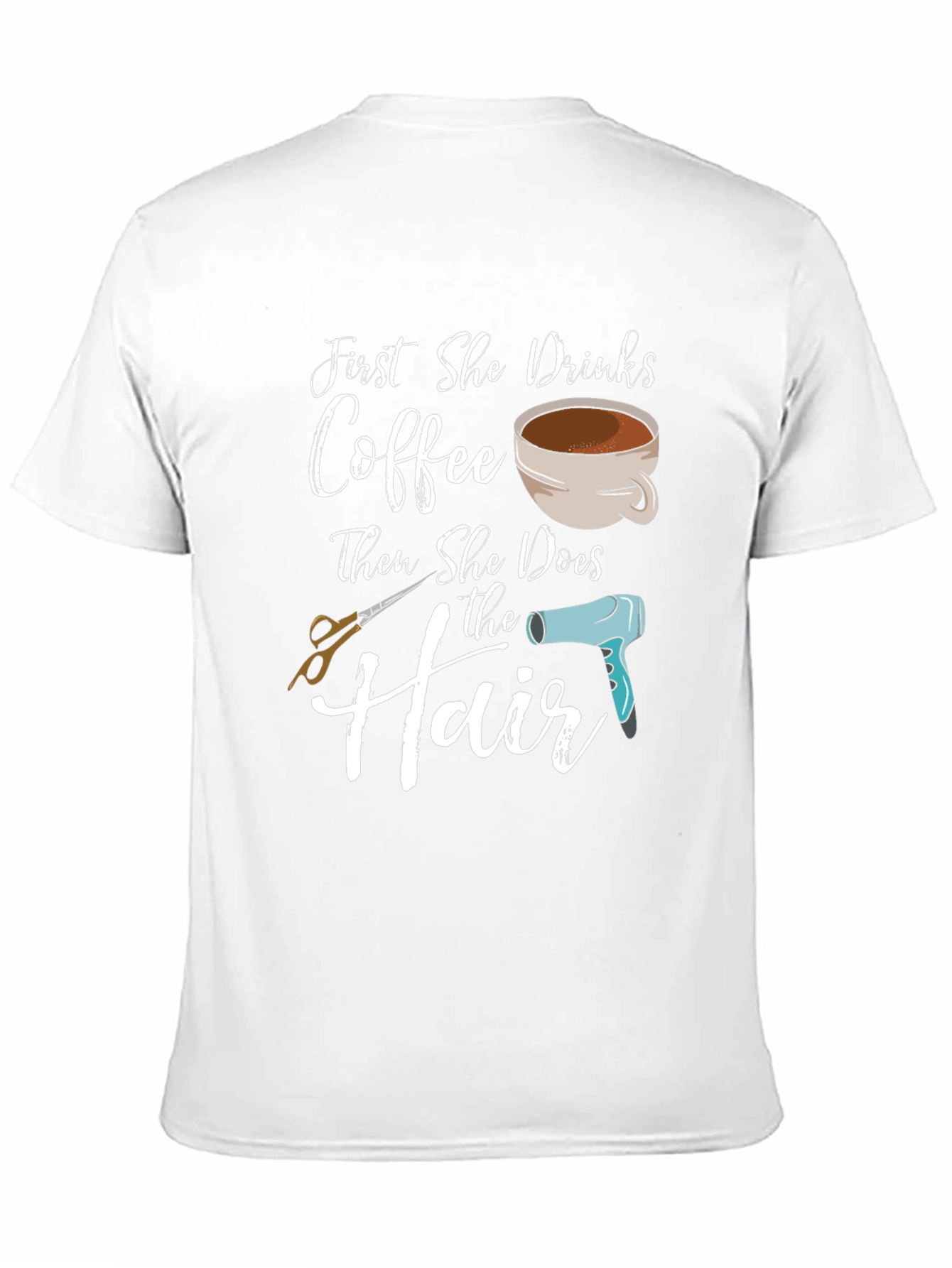 Coffee & Hair T-Shirt - Stylist Gift