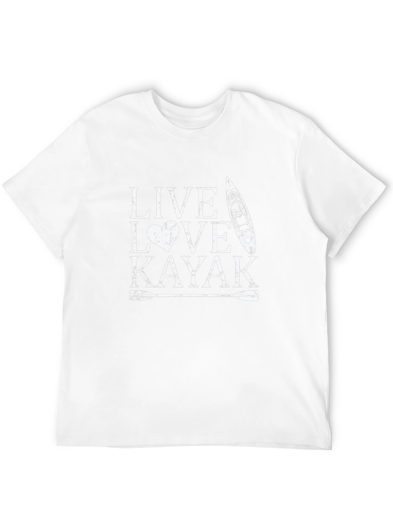 Live Love Kayak Graphic T-Shirt
