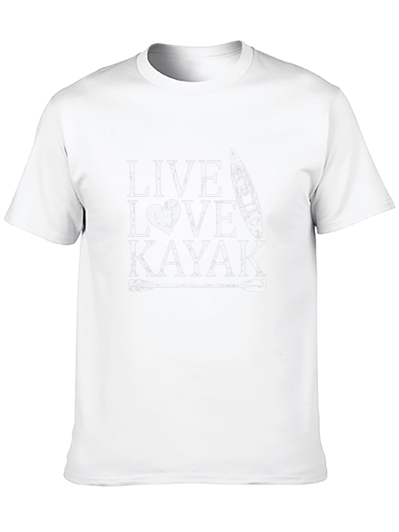 Live Love Kayak Graphic T-Shirt