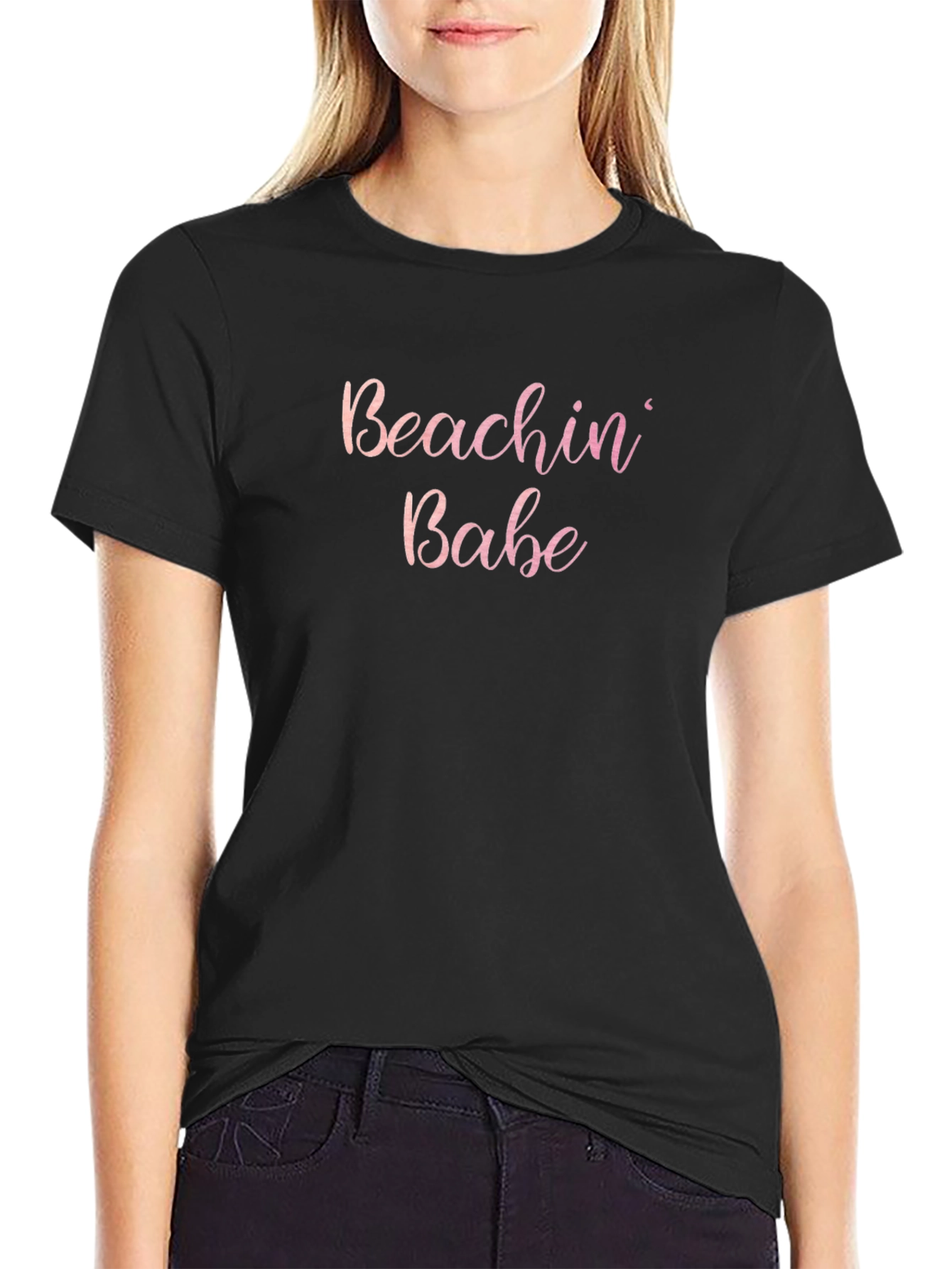 Beacin Babe Black T-Shirt