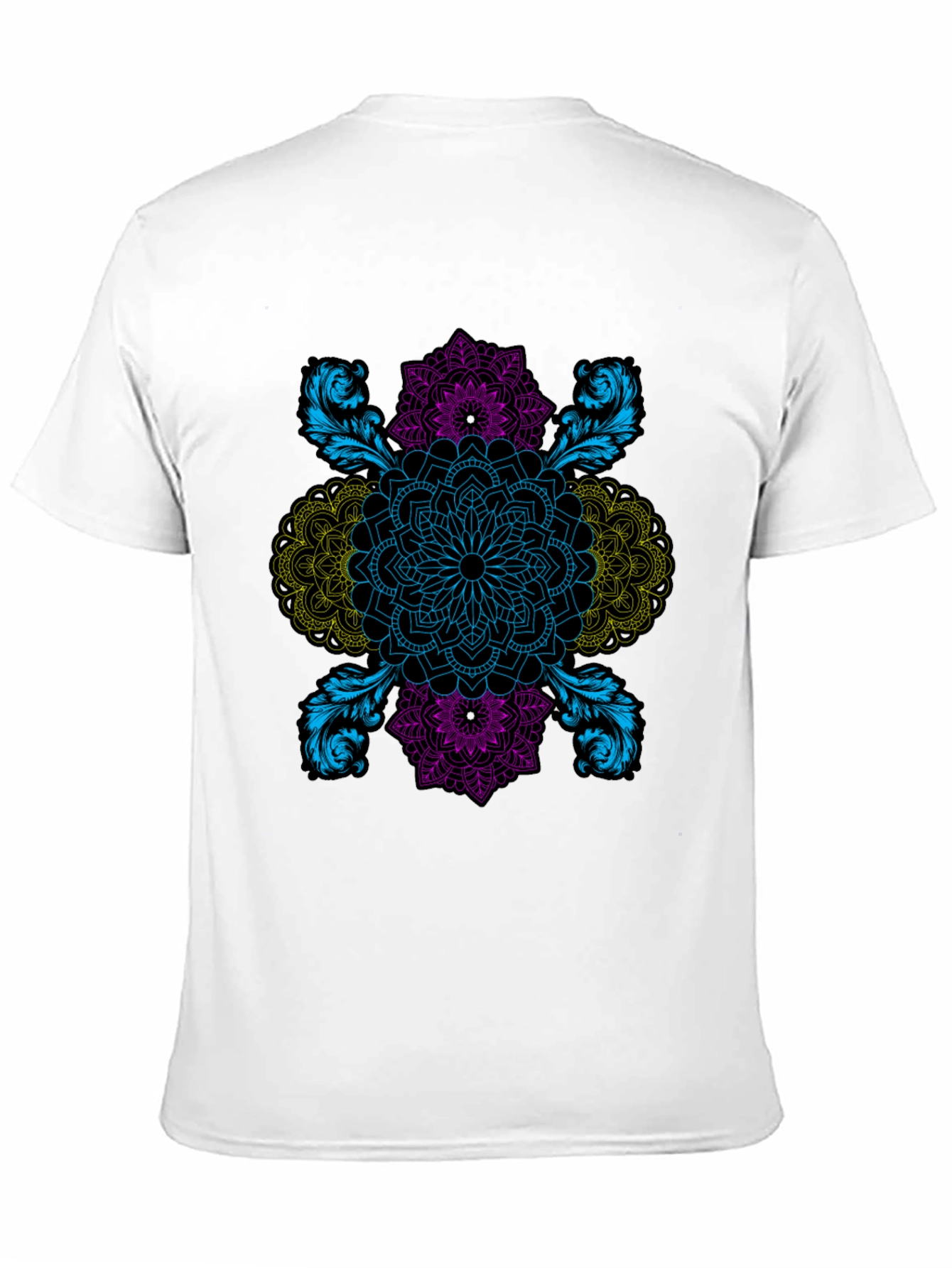 Intricate Mandala Graphic Black T-Shirt