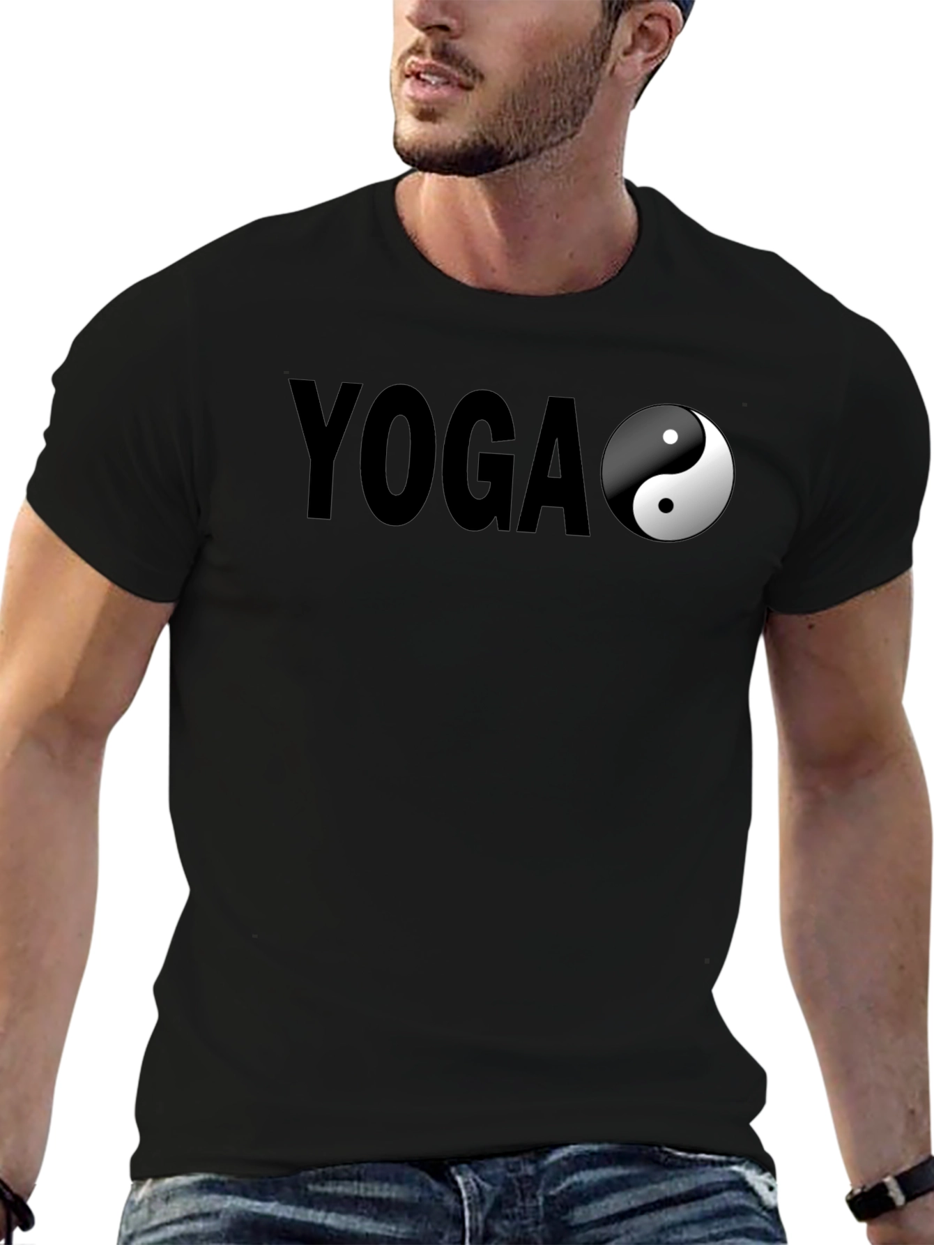 Yoga Yin Yang Graphic T-Shirt