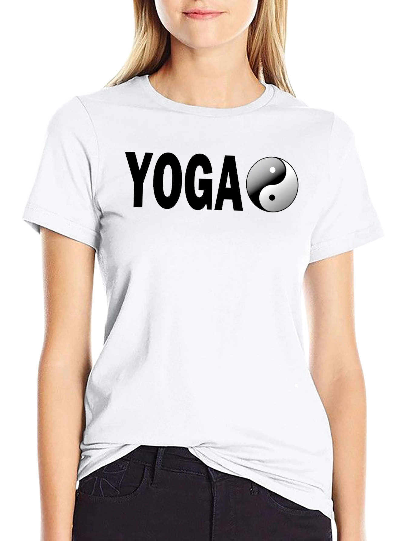 Yoga Yin Yang Graphic T-Shirt
