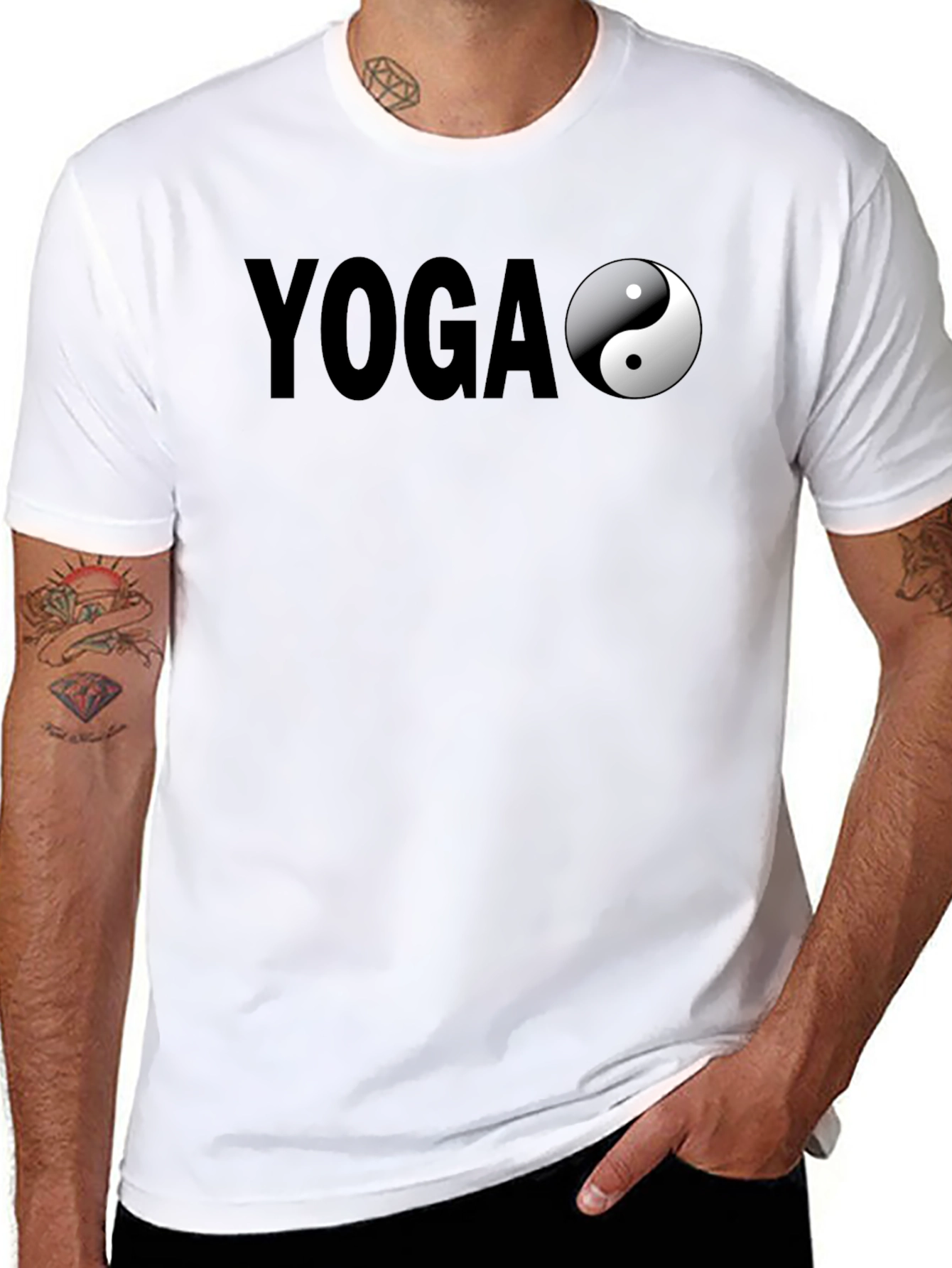 Yoga Yin Yang Graphic T-Shirt