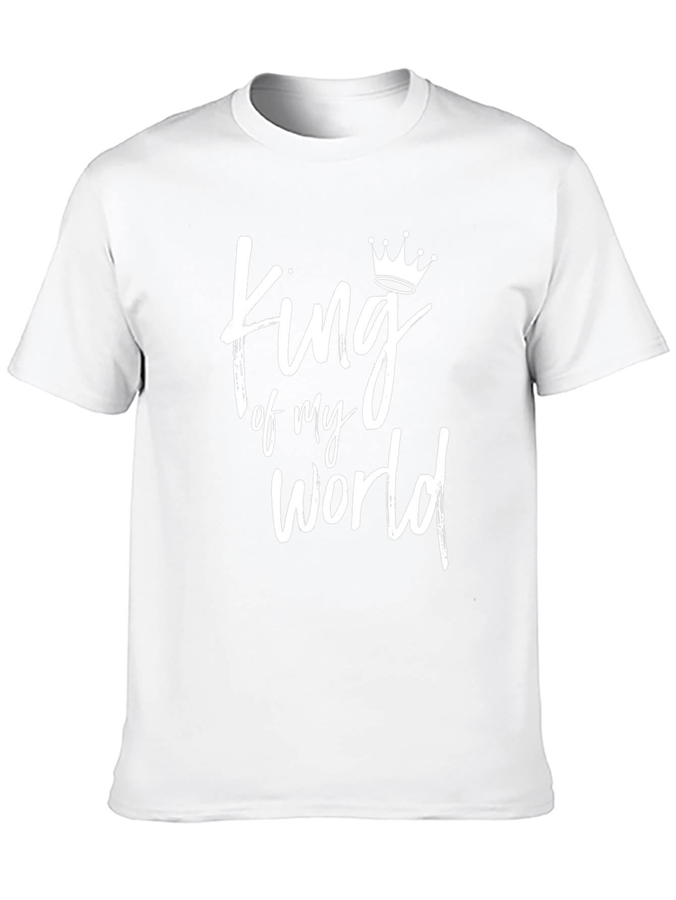 King of My World Graphic Tee - Black