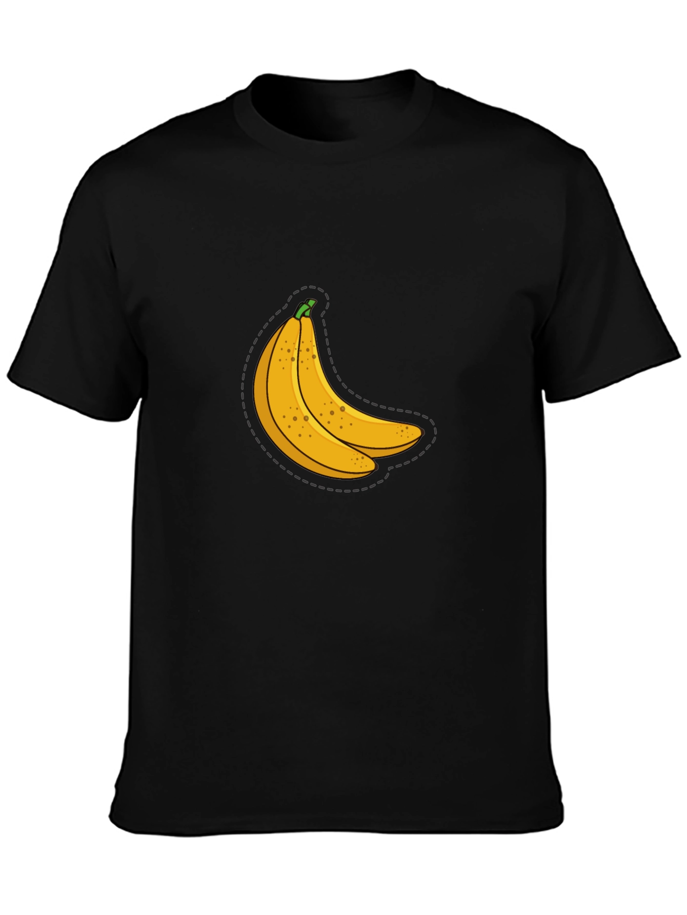 Banana Graphic Tee - Stylish Black T-Shirt
