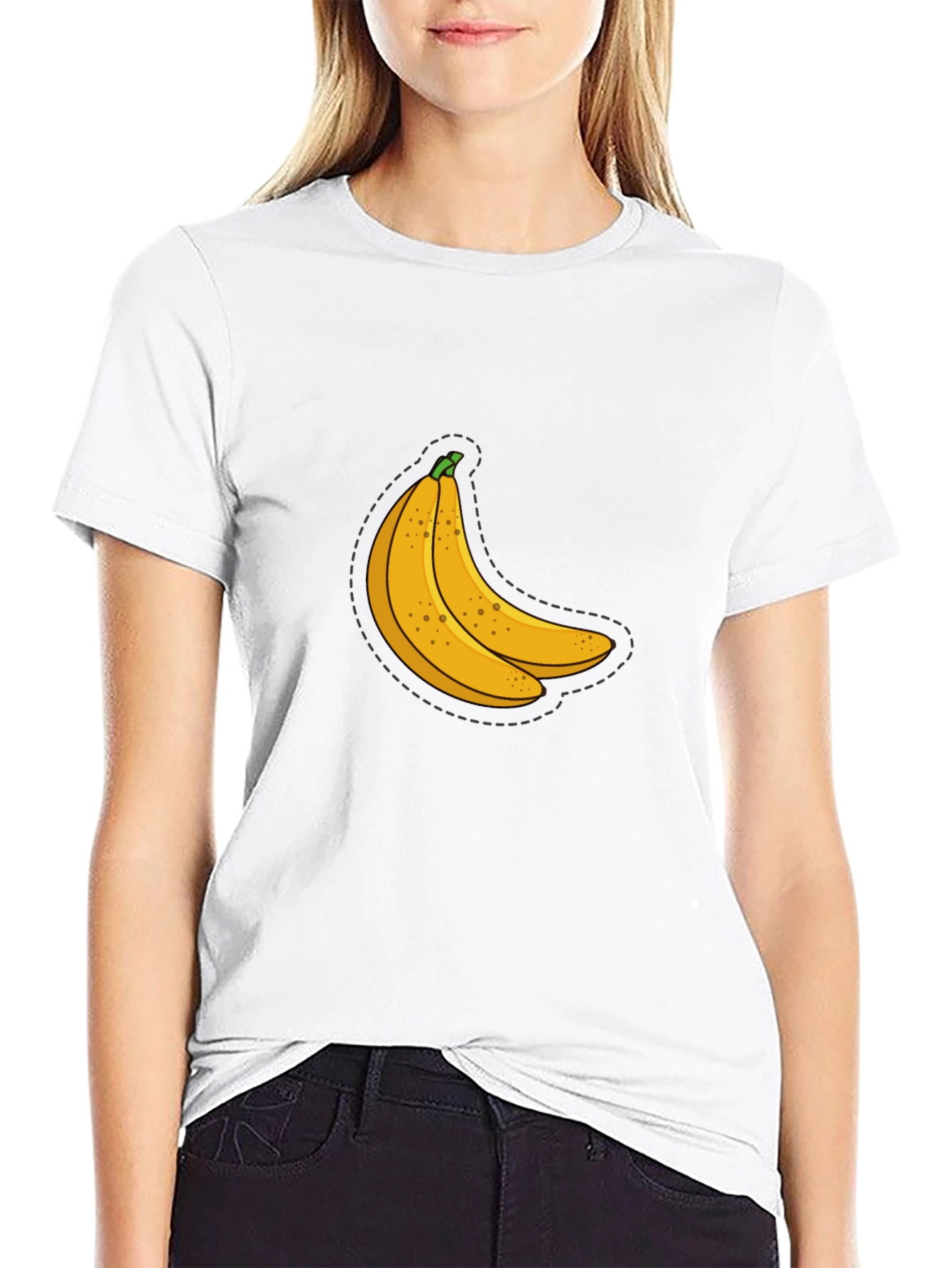 Banana Graphic Tee - Stylish Black T-Shirt