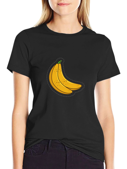Banana Graphic Tee - Stylish Black T-Shirt