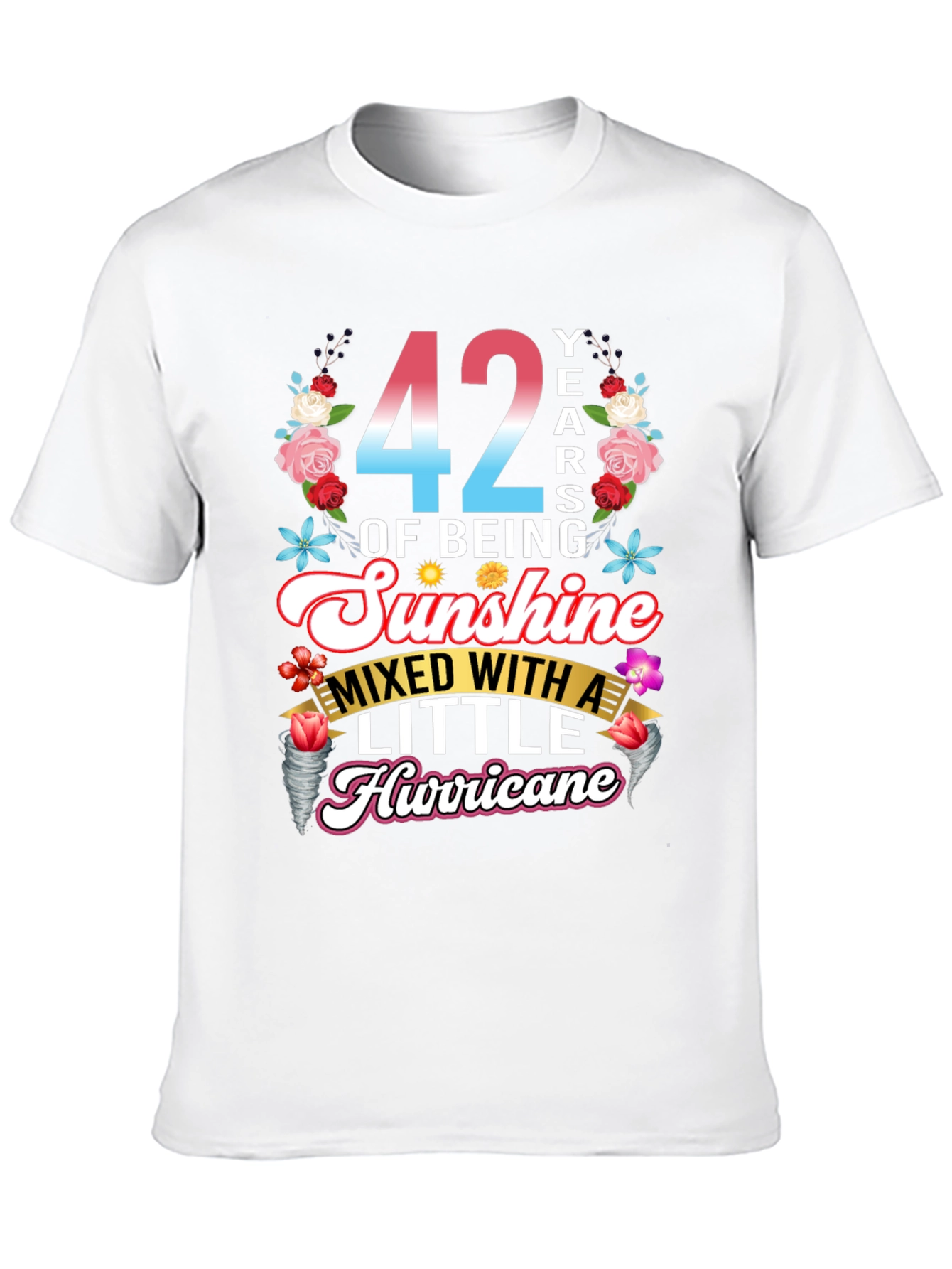 42 Years of Sunshine & Hurricane T-Shirt