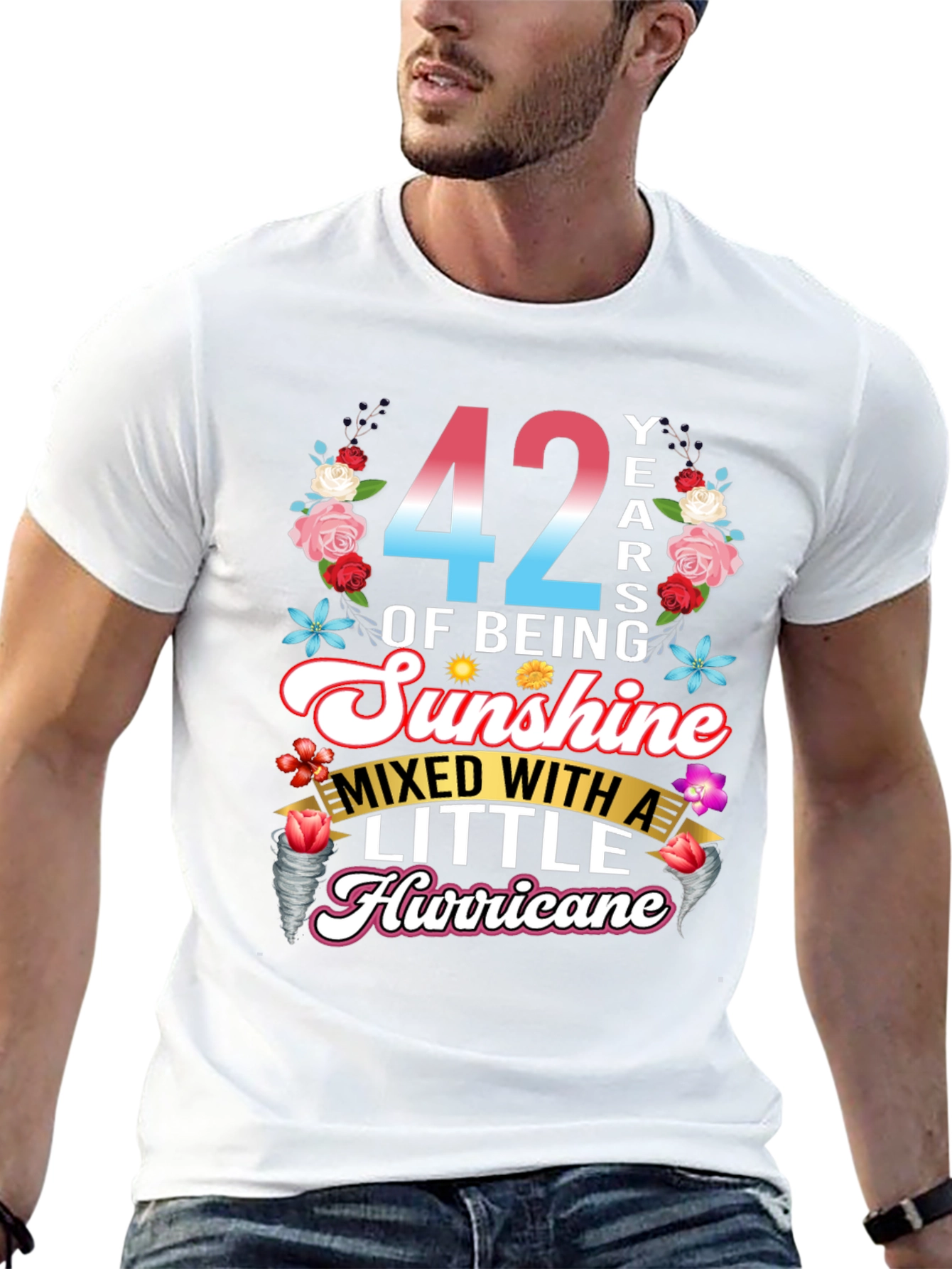 42 Years of Sunshine & Hurricane T-Shirt