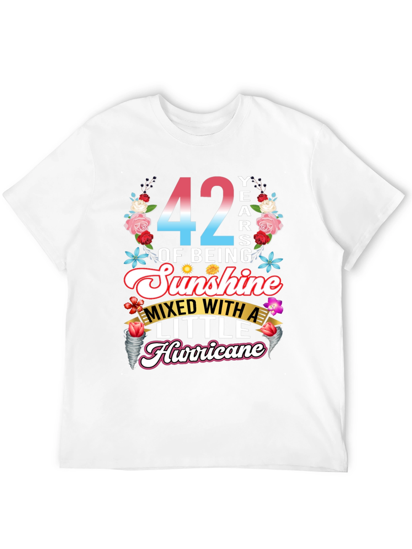 42 Years of Sunshine & Hurricane T-Shirt