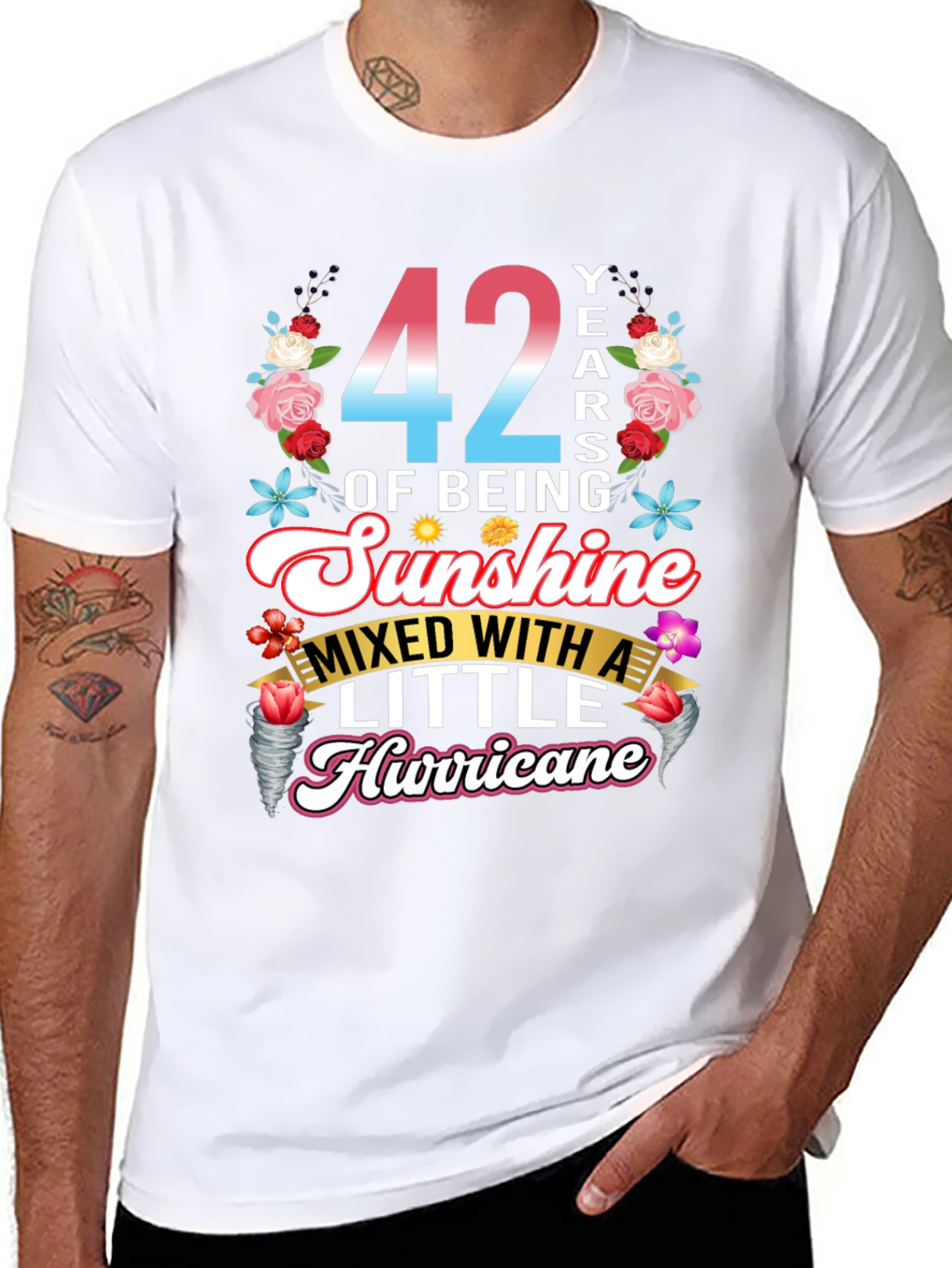 42 Years of Sunshine & Hurricane T-Shirt
