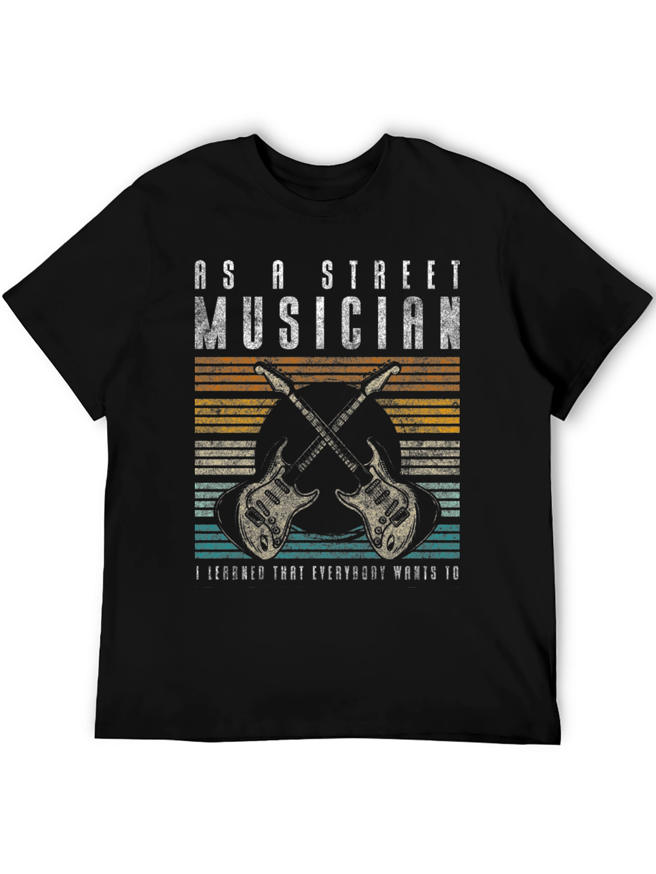 As a Street Musician Graphic T-Shirt
