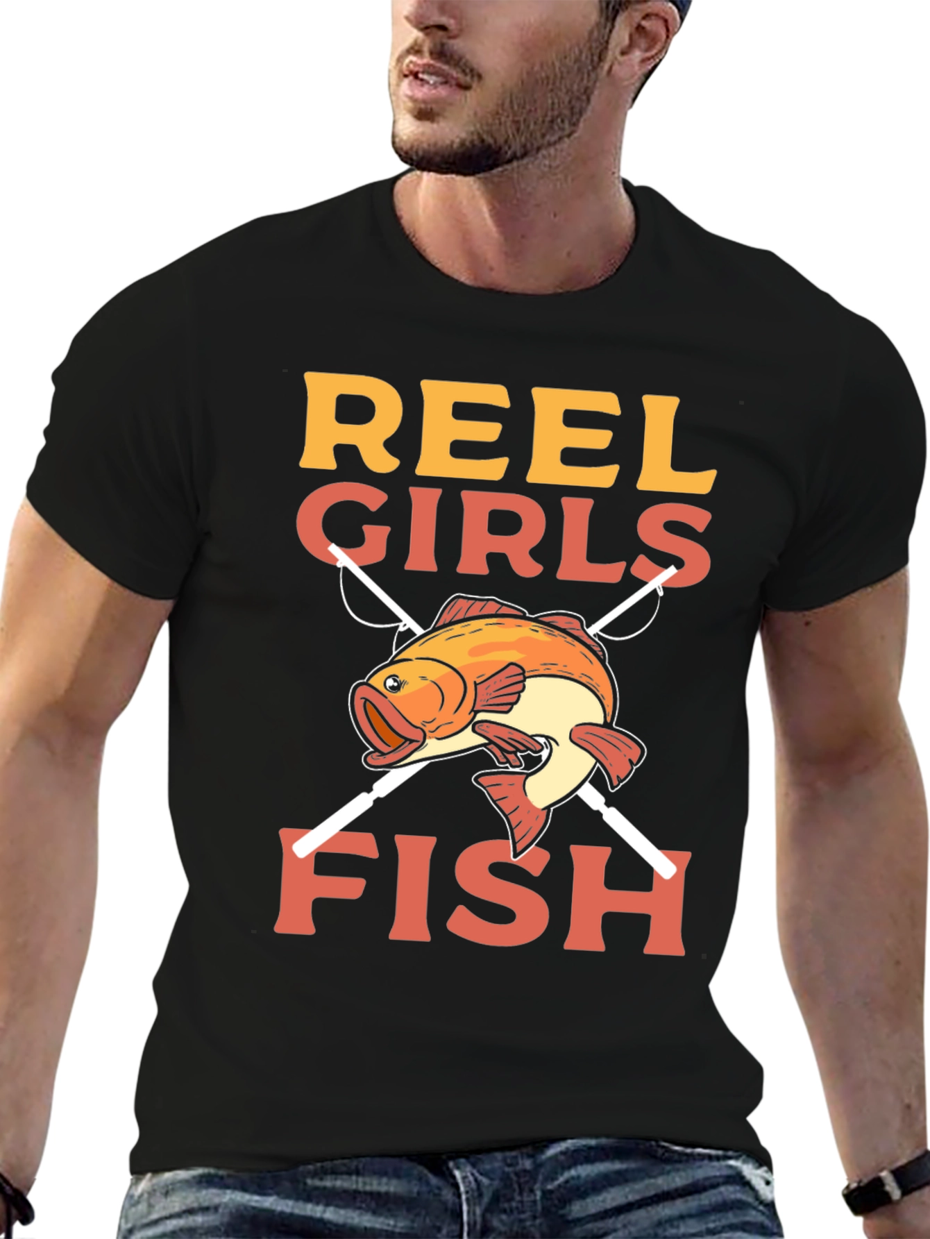 Reel Girls Fish Graphic T-Shirt