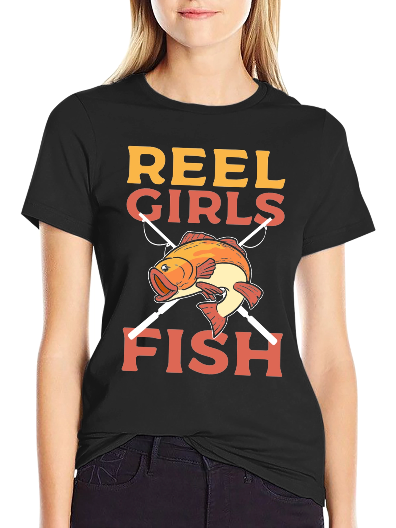 Reel Girls Fish Graphic T-Shirt