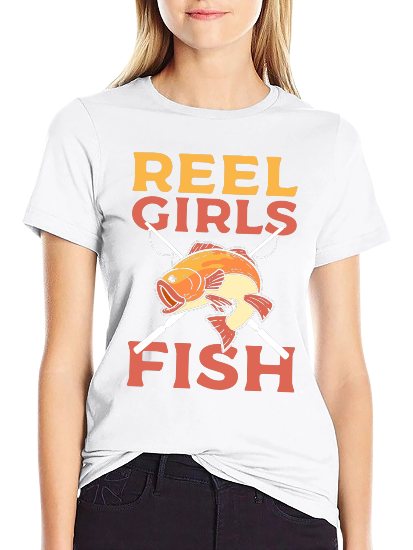 Reel Girls Fish Graphic T-Shirt