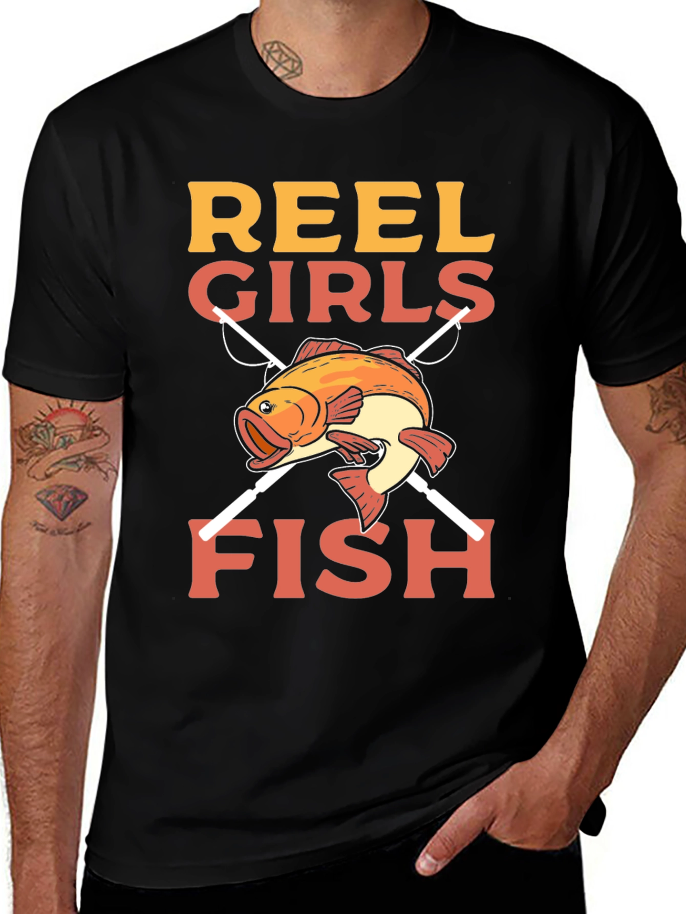 Reel Girls Fish Graphic T-Shirt