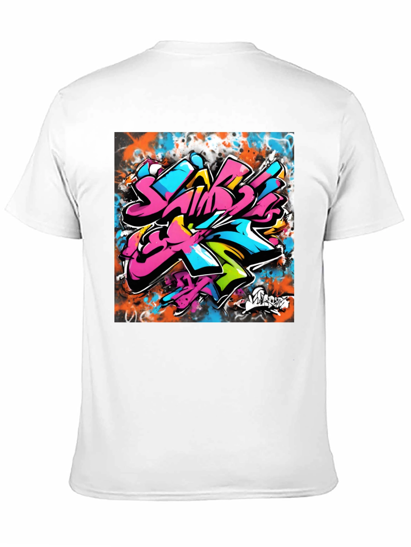 Graffiti Art Black T-Shirt