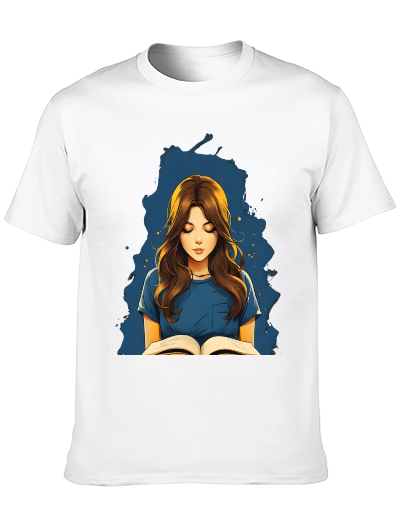 Reading Girl Graphic Tee - Stylish & Unique!