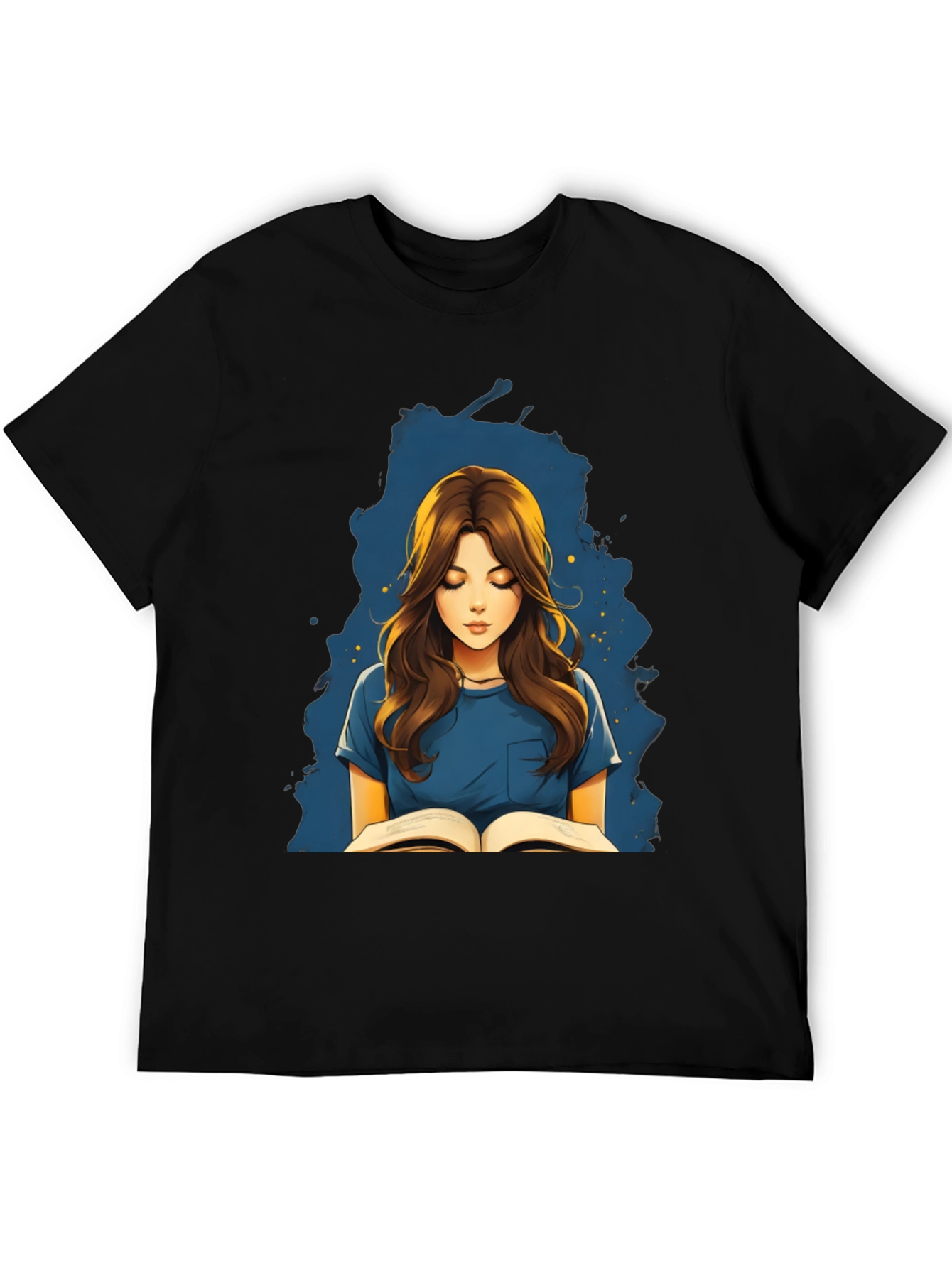 Reading Girl Graphic Tee - Stylish & Unique!