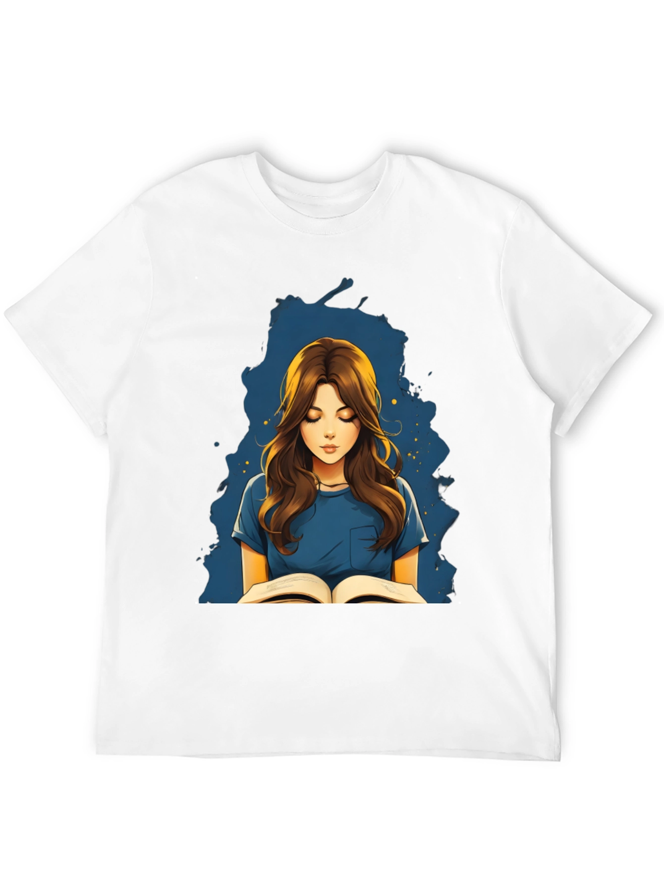 Reading Girl Graphic Tee - Stylish & Unique!