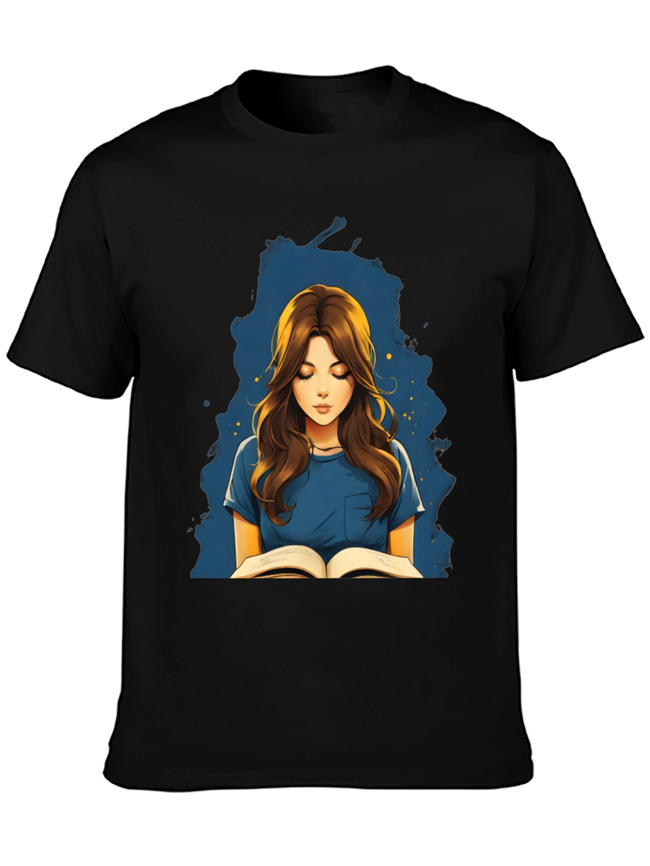 Reading Girl Graphic Tee - Stylish & Unique!