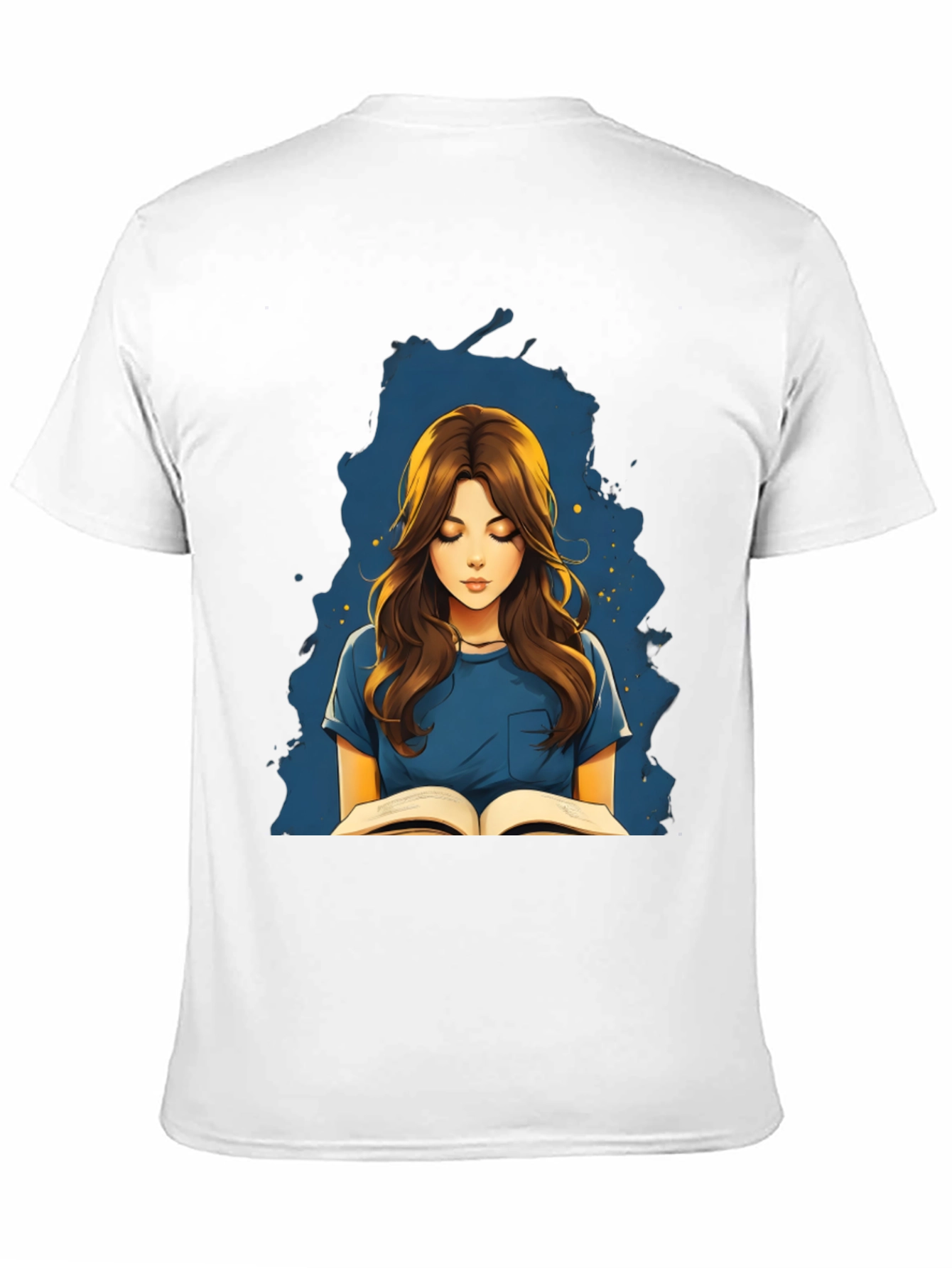 Reading Girl Graphic Tee - Stylish & Unique!