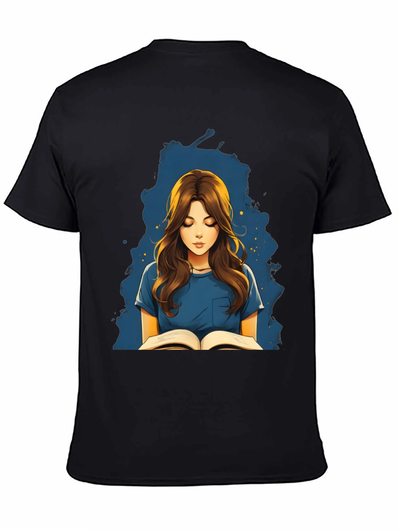 Reading Girl Graphic Tee - Stylish & Unique!