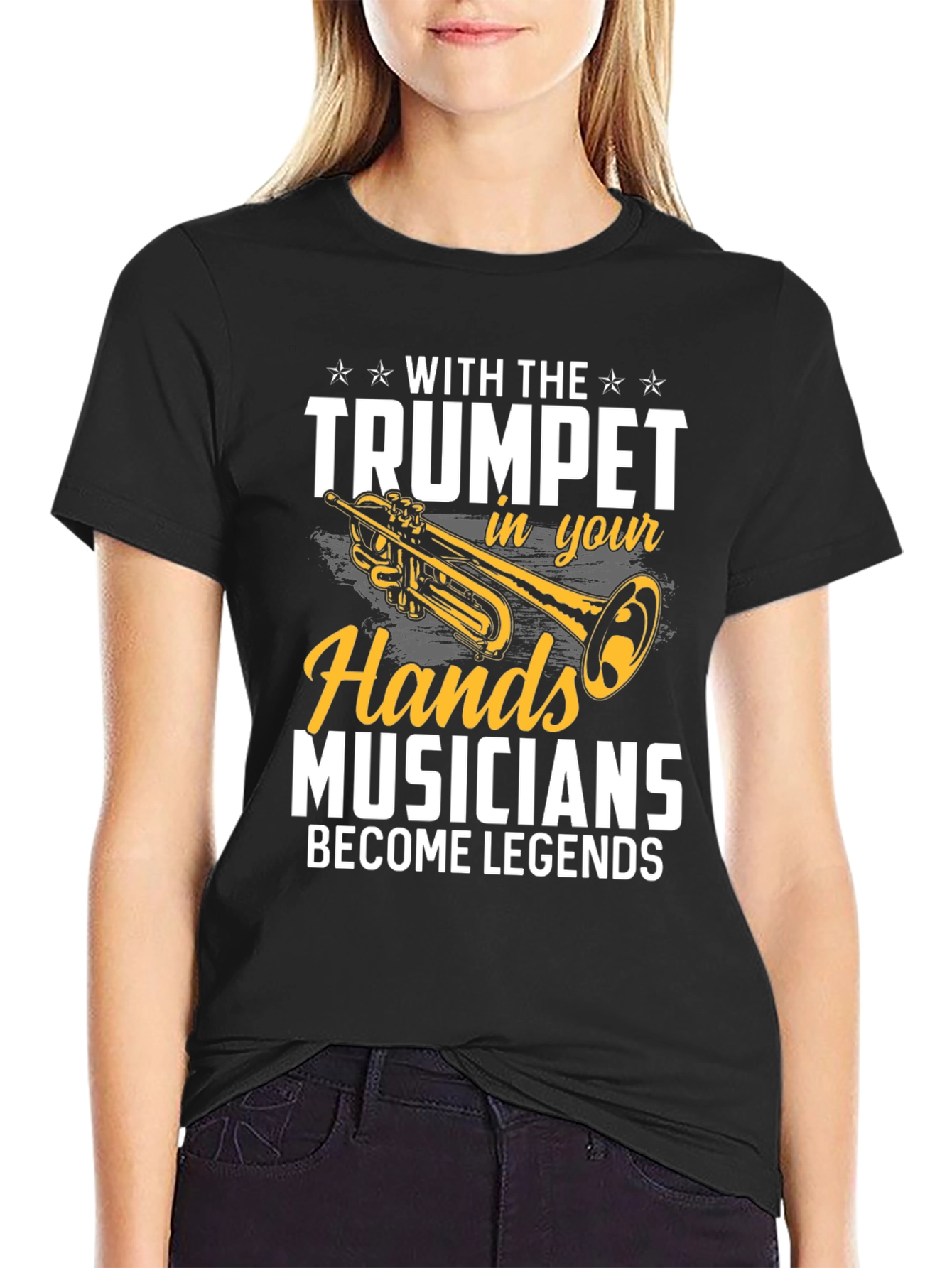 Trumpet Musician Legend Graphic Tee